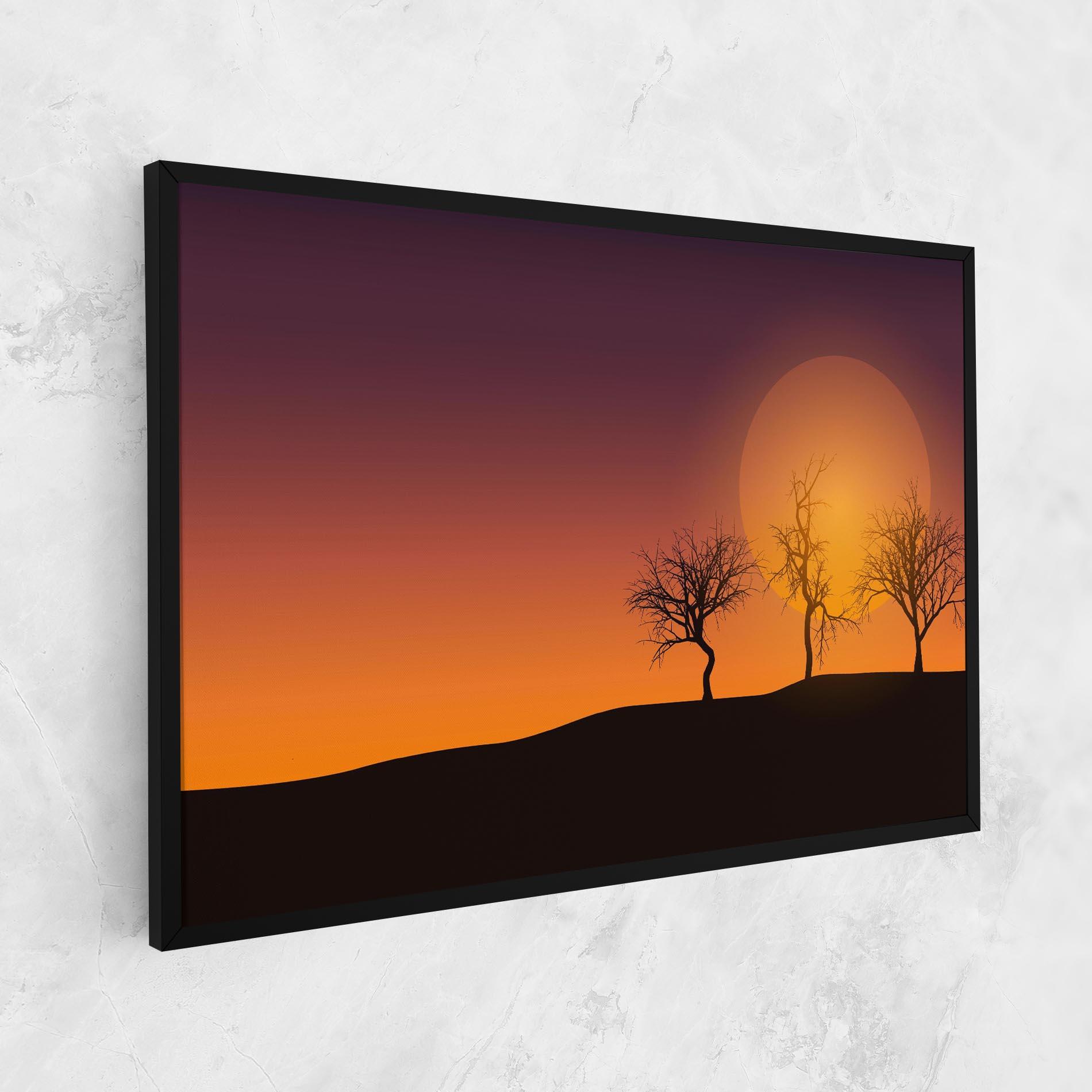 Tablou Canvas African Sunset mockup 1