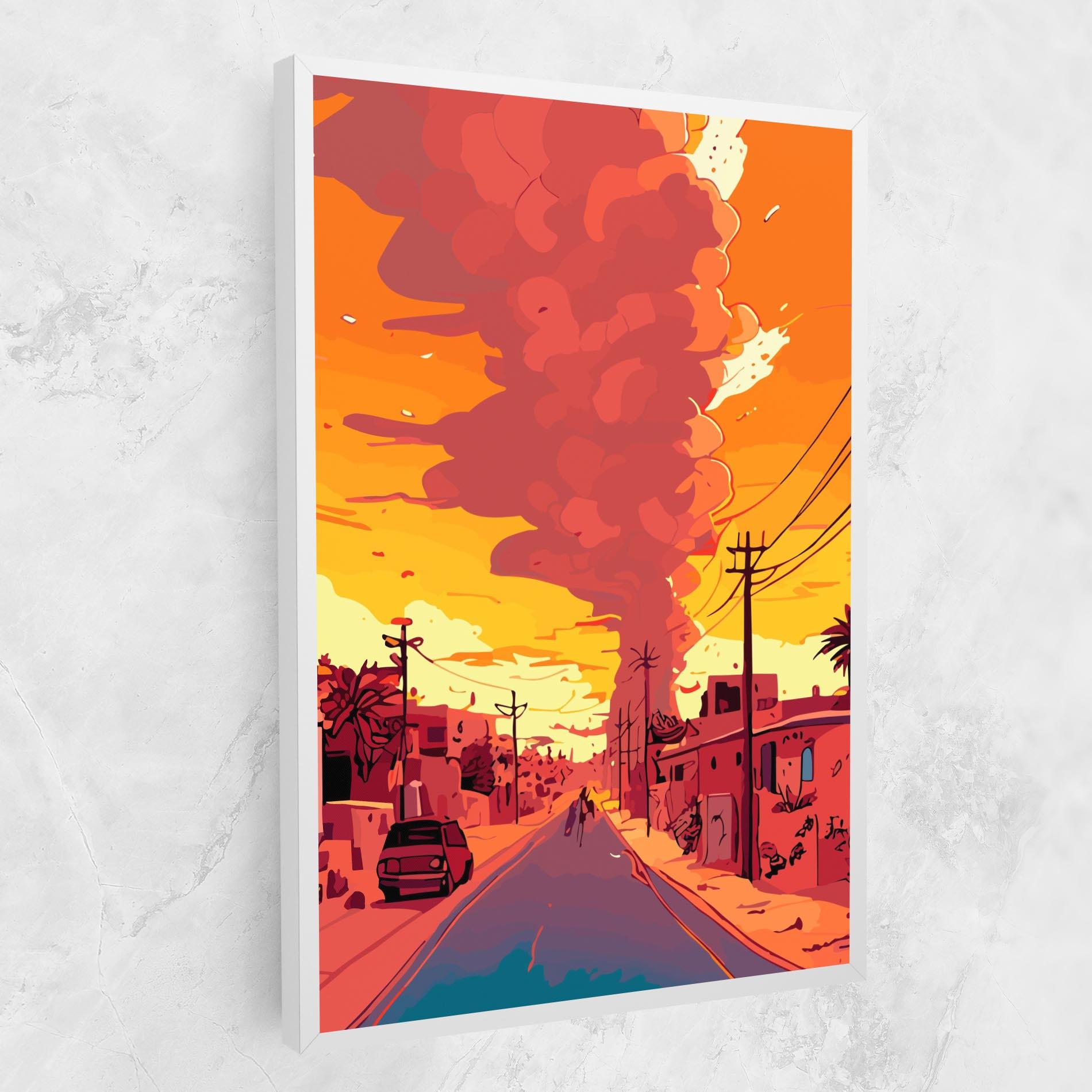 Tablou Canvas African Smoke mockup 1