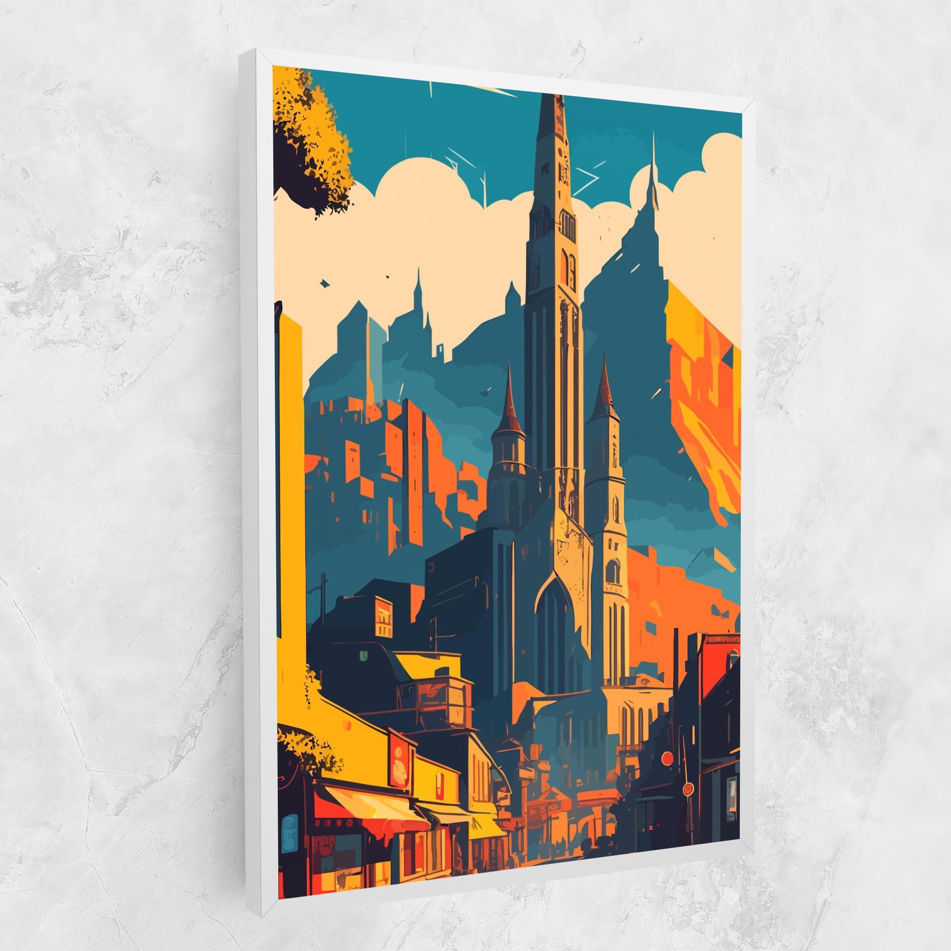 Tablou Canvas African Tower mockup 1