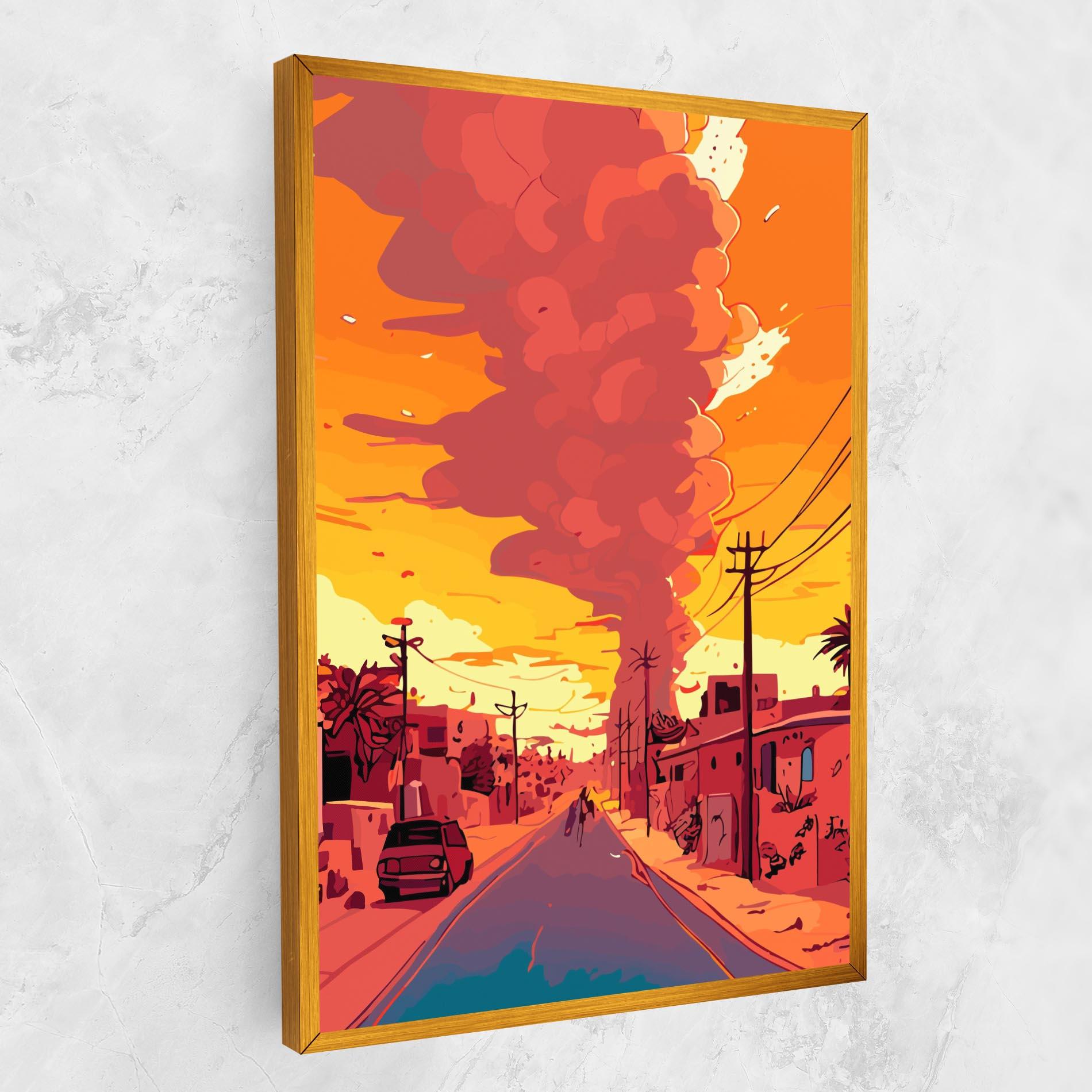 Tablou Canvas African Smoke mockup 1