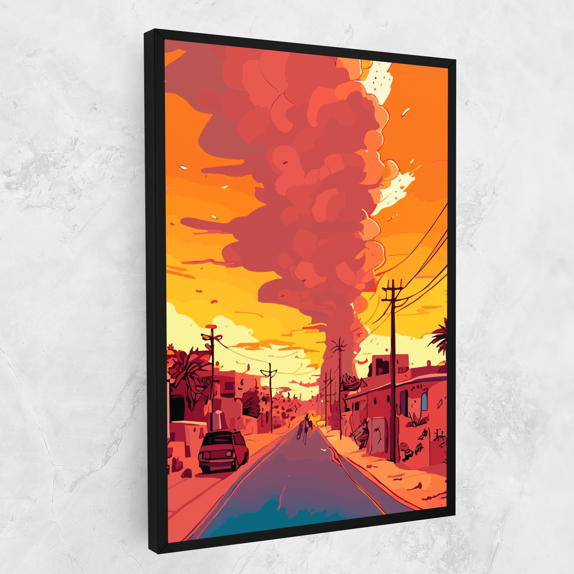 Tablou Canvas African Smoke mockup 1