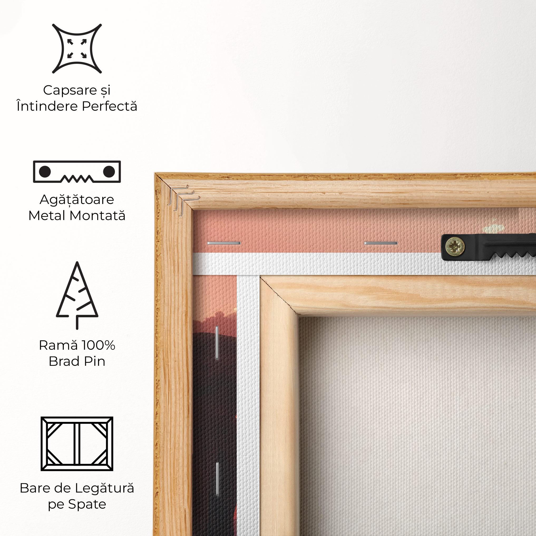 Tablou Canvas African Elephant View mockup 5