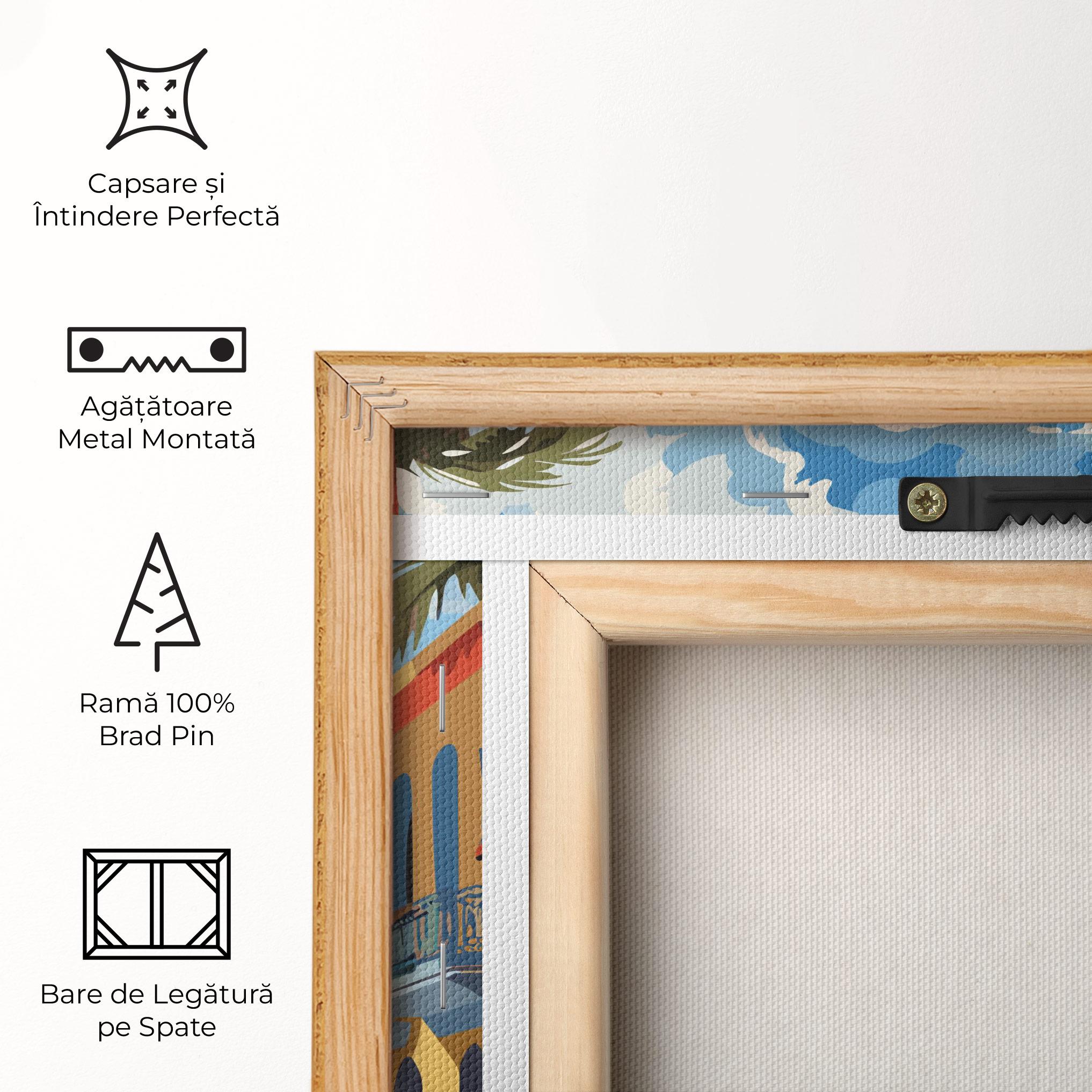 Tablou Canvas African Street mockup 5