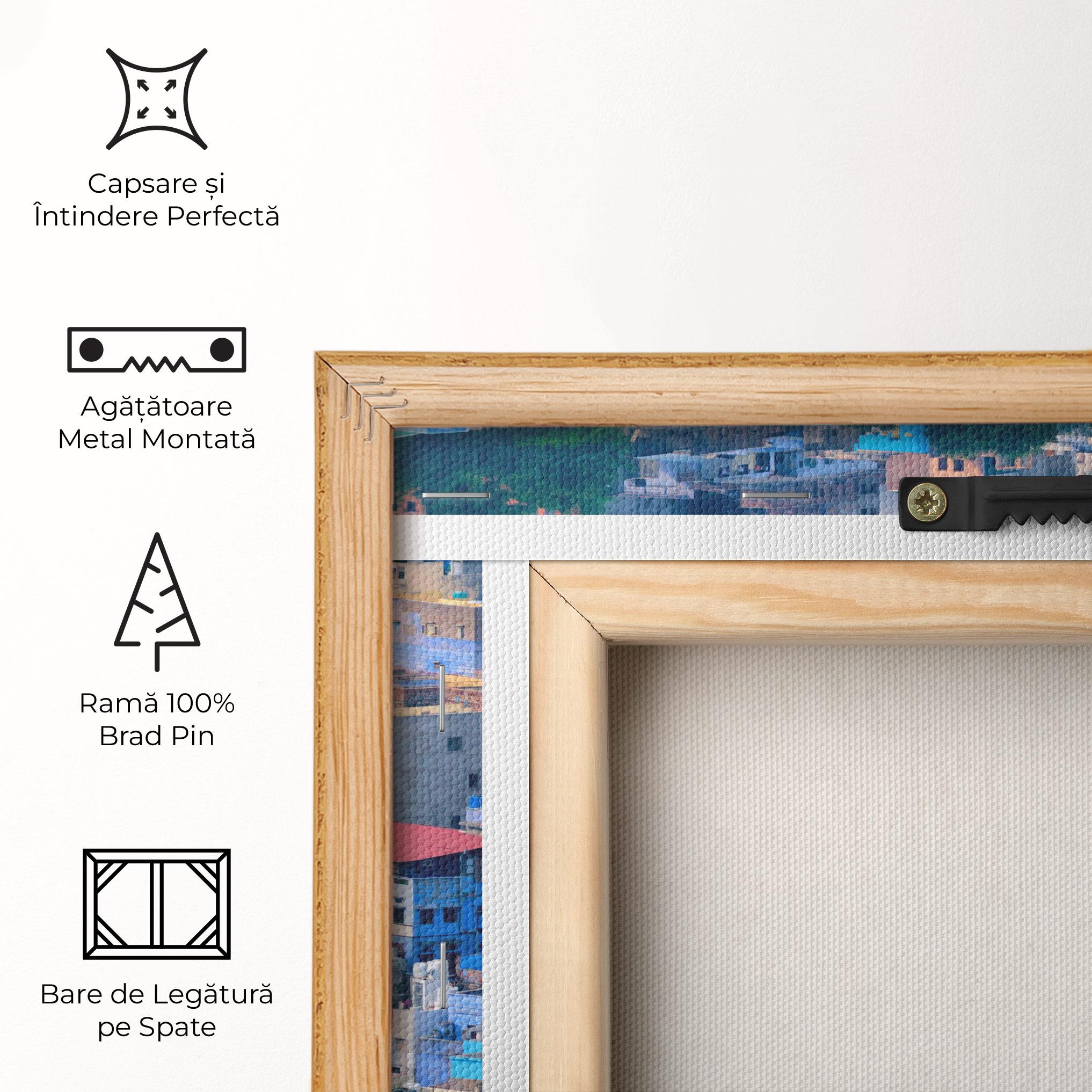 Tablou Canvas Blue City India mockup 5