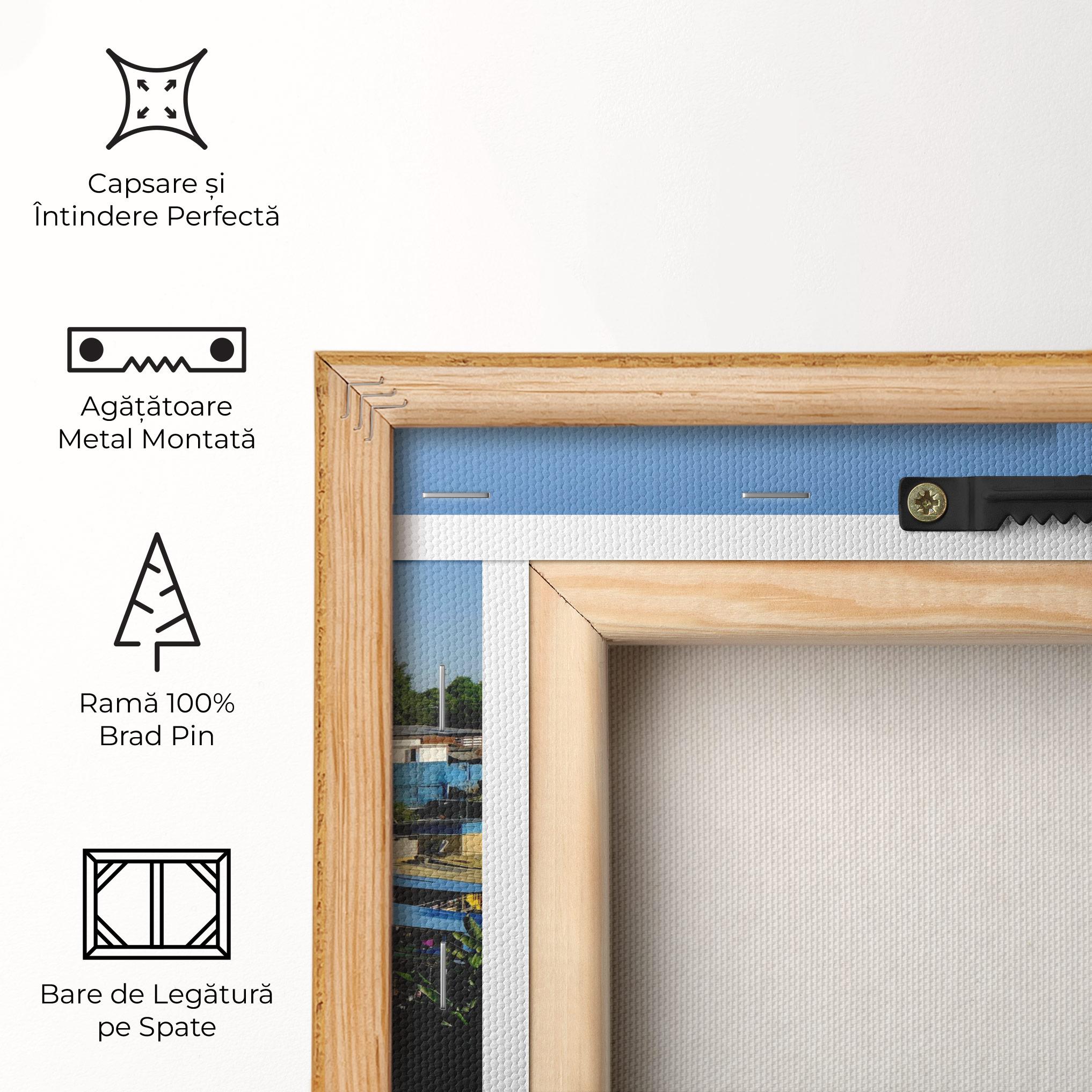 Tablou Canvas Slum Building mockup 5