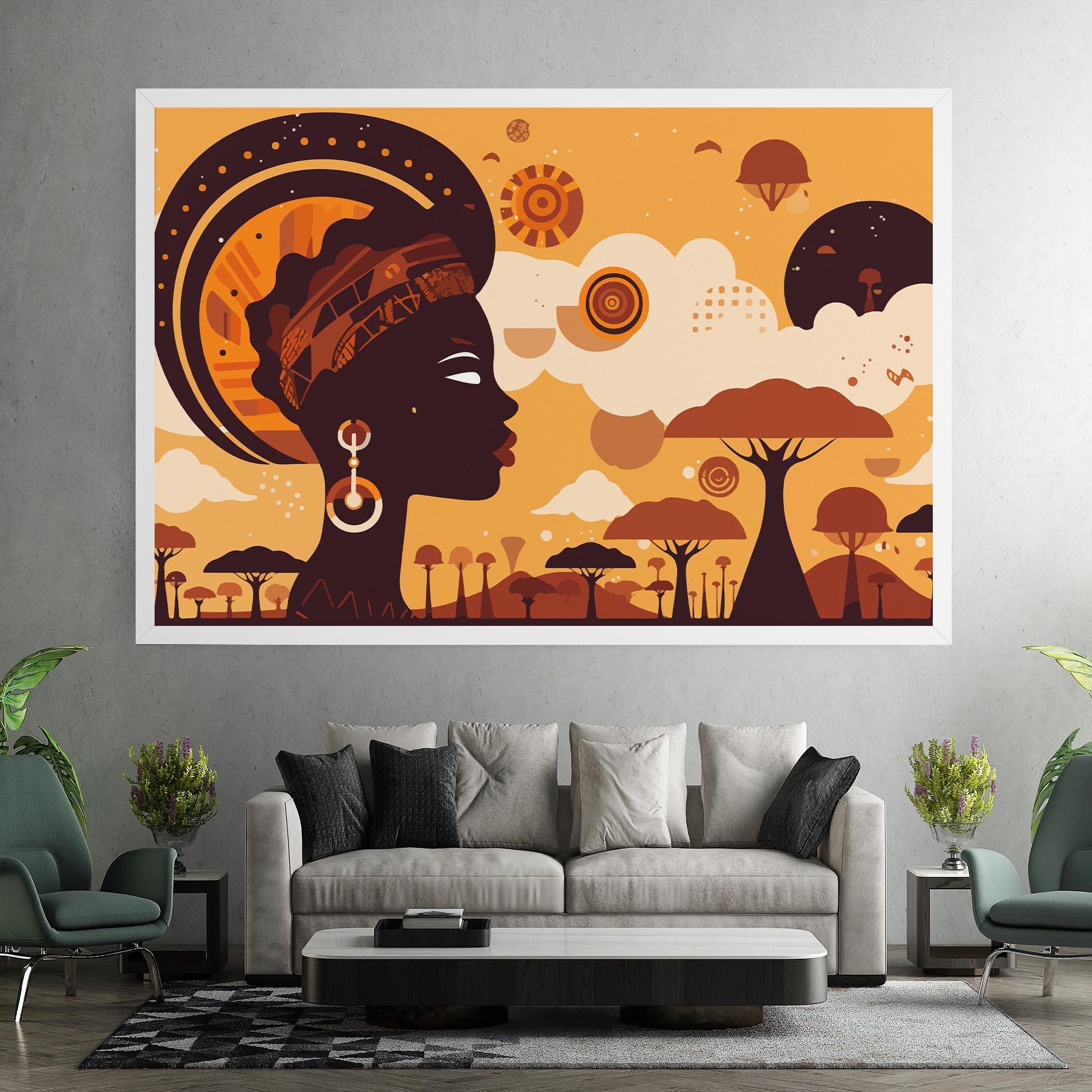 Tablou Canvas African Art mockup 7