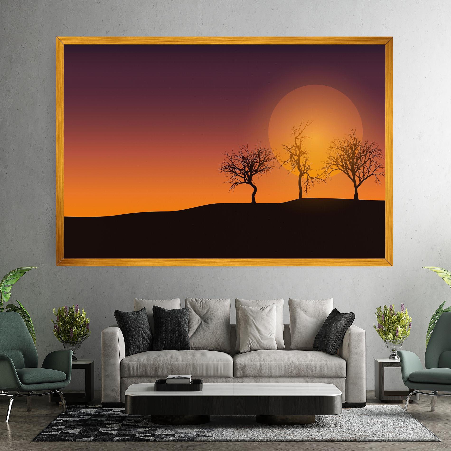 Tablou Canvas African Sunset mockup 7