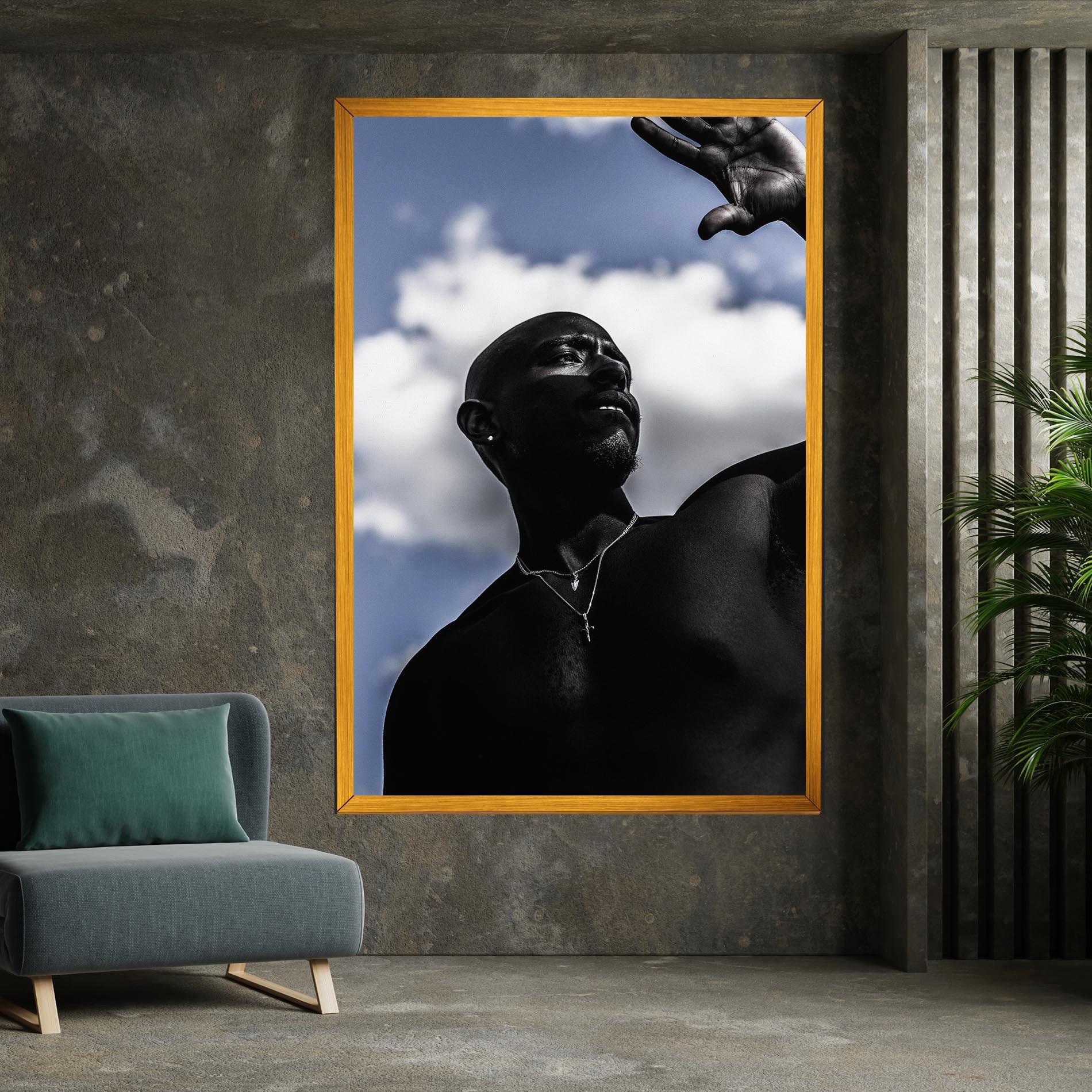 Tablou Canvas African Blue Sky mockup 7