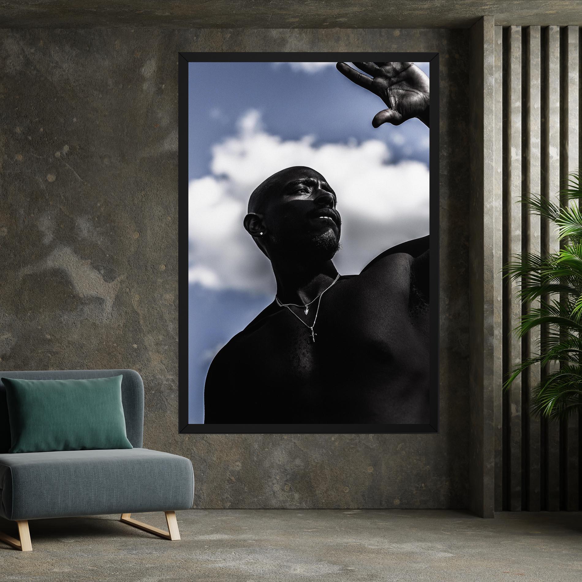 Tablou Canvas African Blue Sky mockup 7