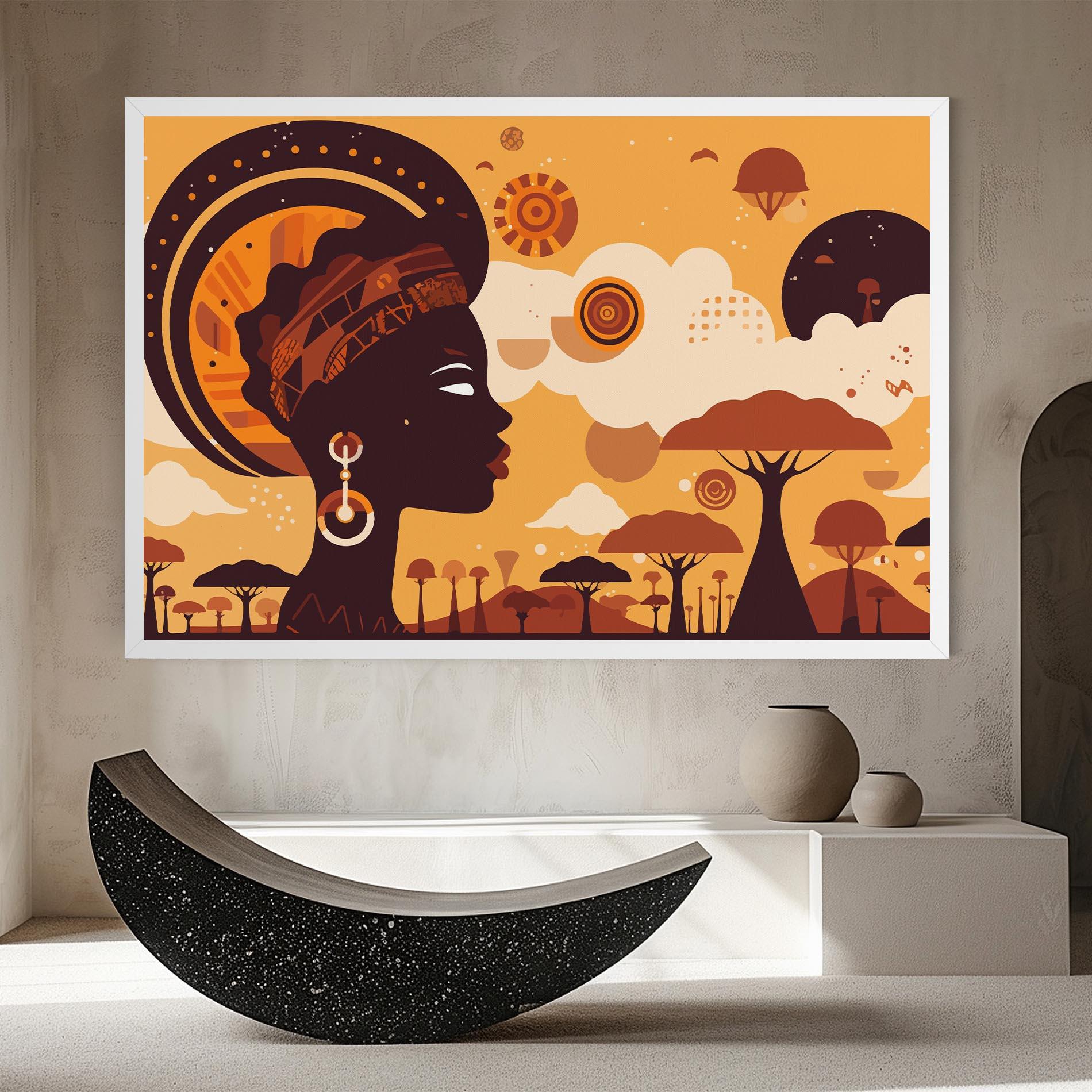 Tablou Canvas African Art mockup 8
