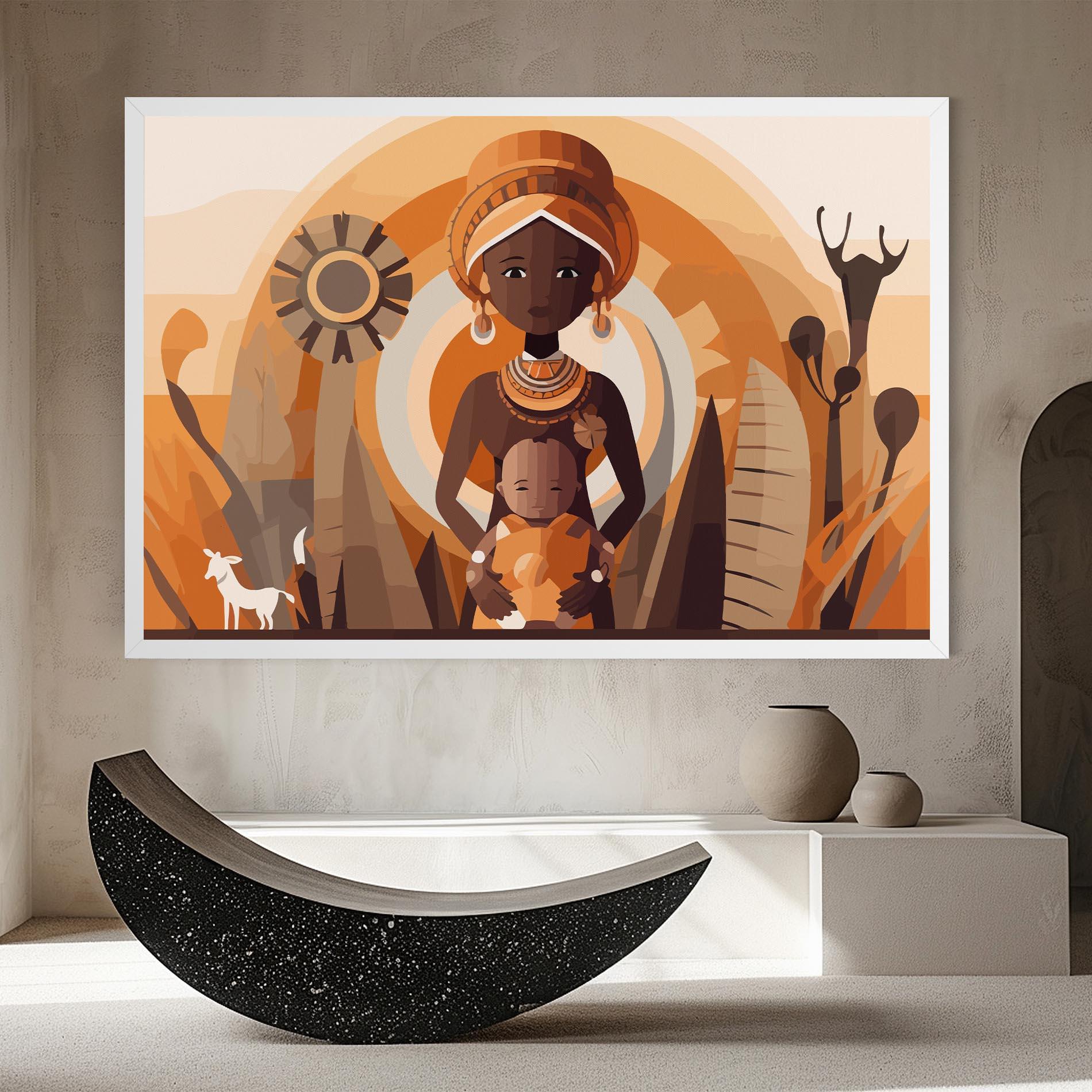 Tablou Canvas African Baby mockup 8