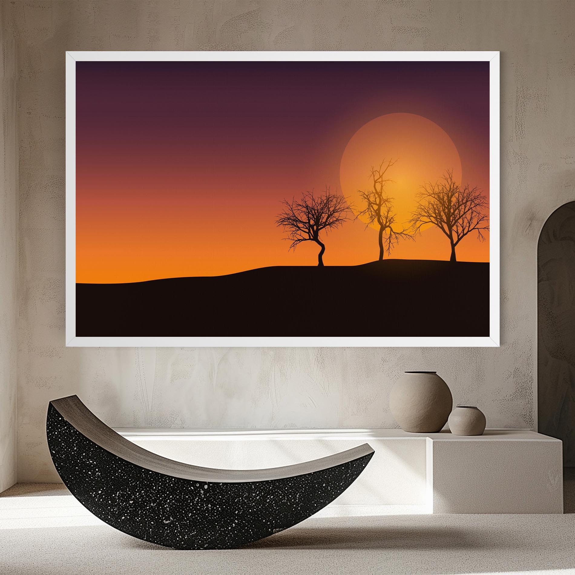 Tablou Canvas African Sunset mockup 8