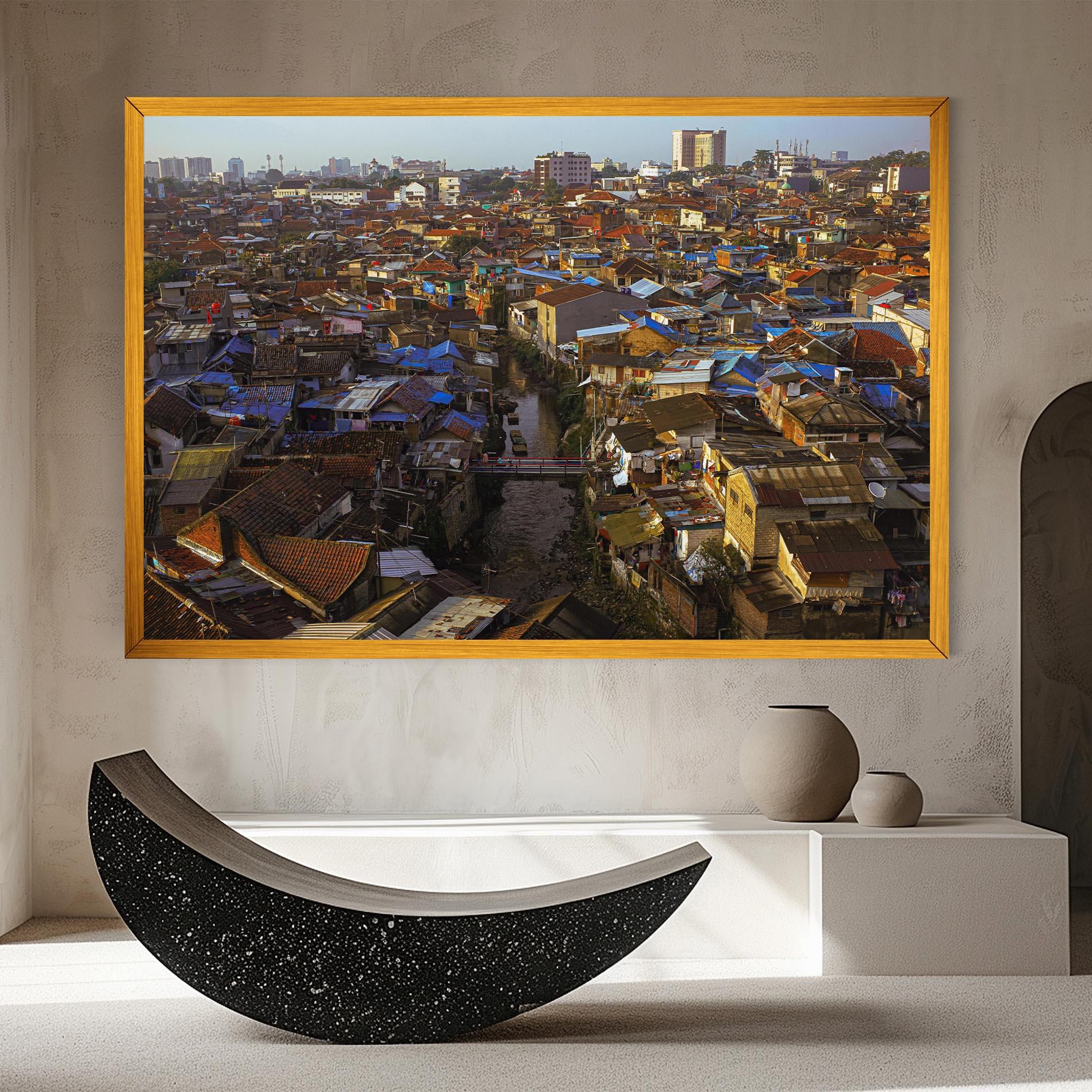 Tablou Canvas Bandung Golden Hour mockup 8