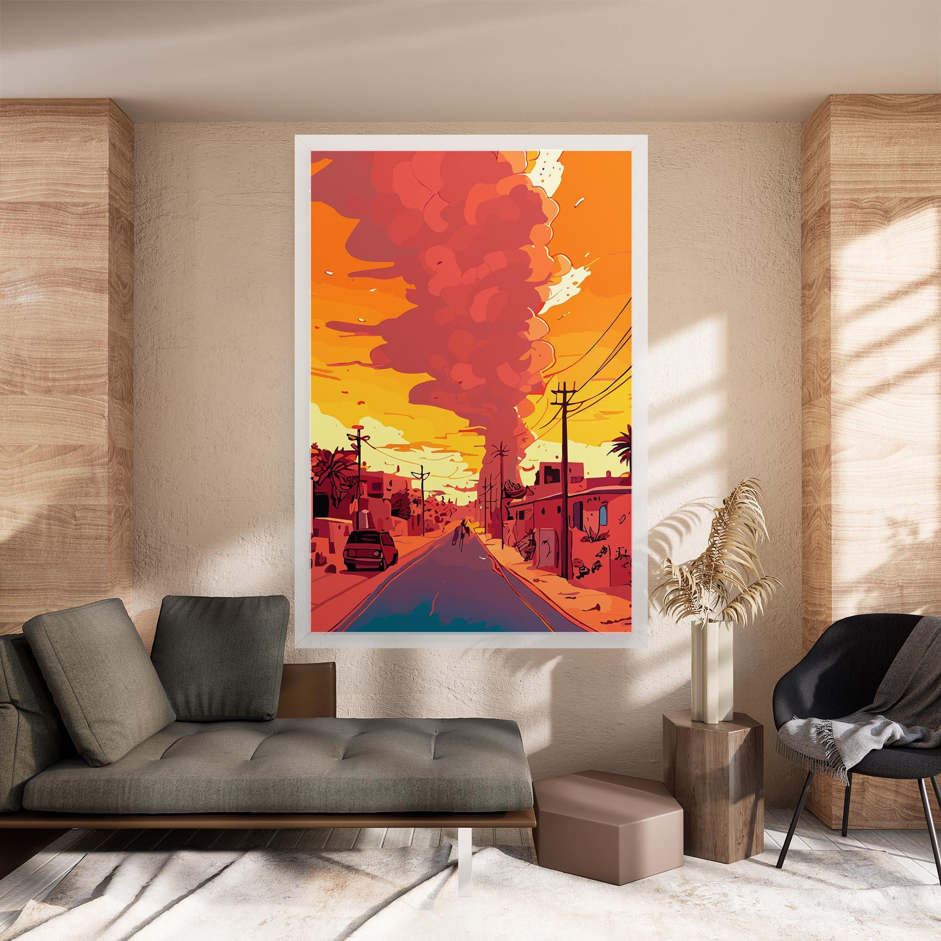 Tablou Canvas African Smoke mockup 8