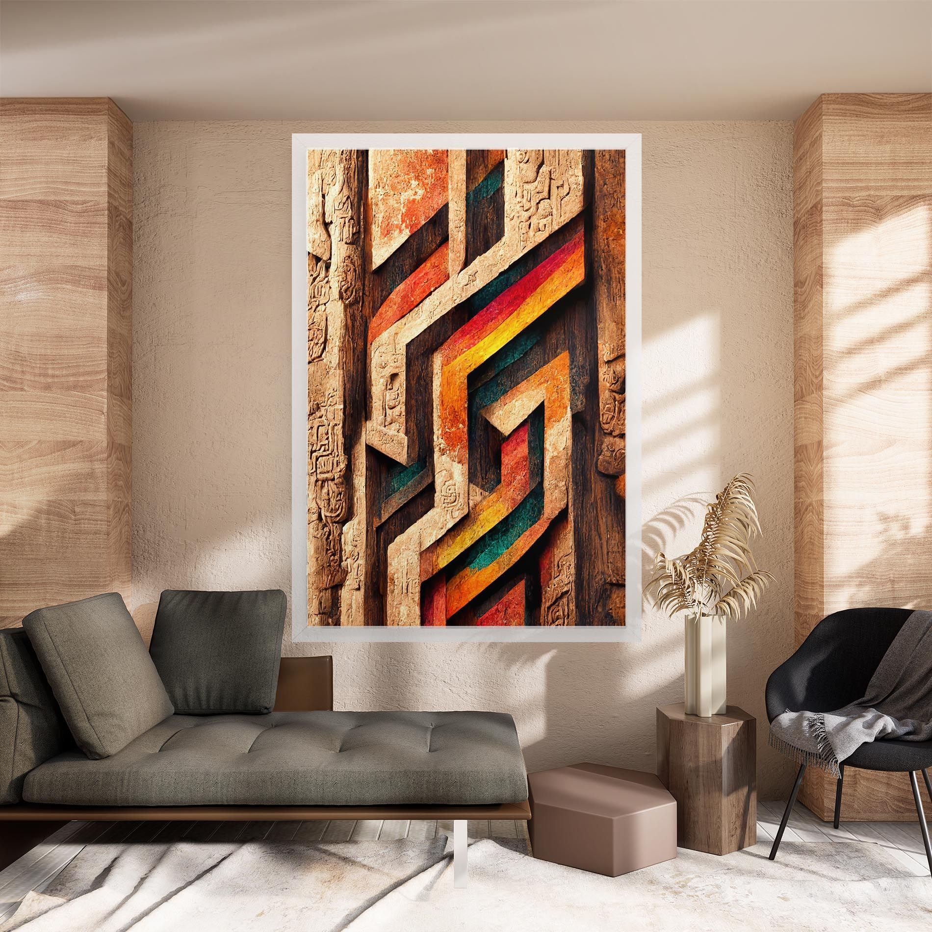 Mayan Style Wood mockup 8