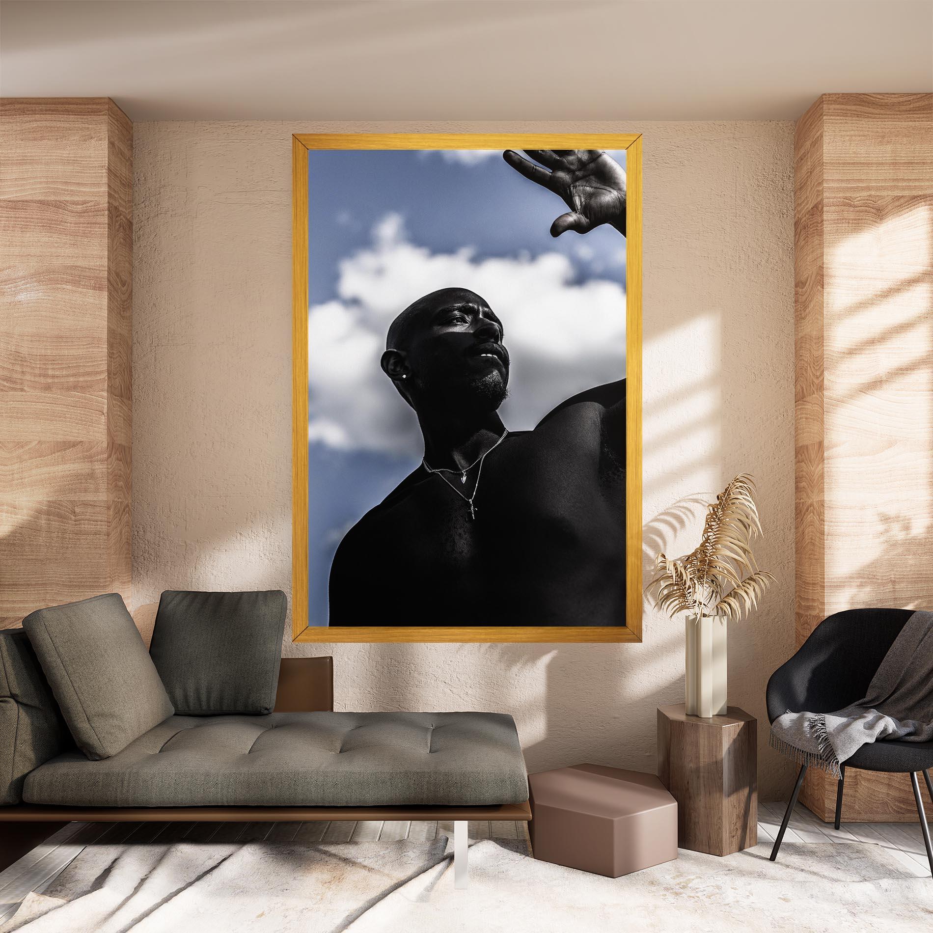 Tablou Canvas African Blue Sky mockup 8