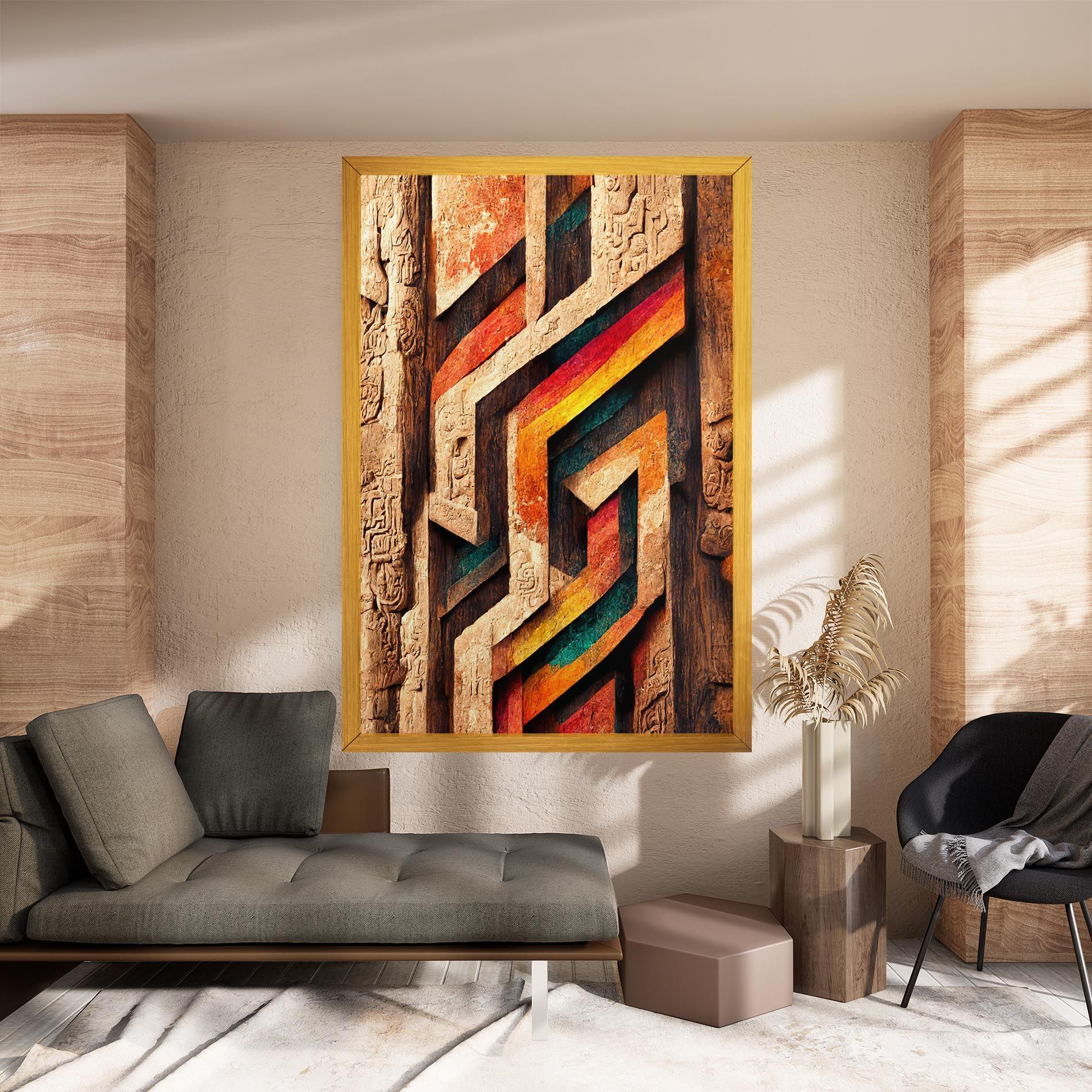Mayan Style Wood mockup 8
