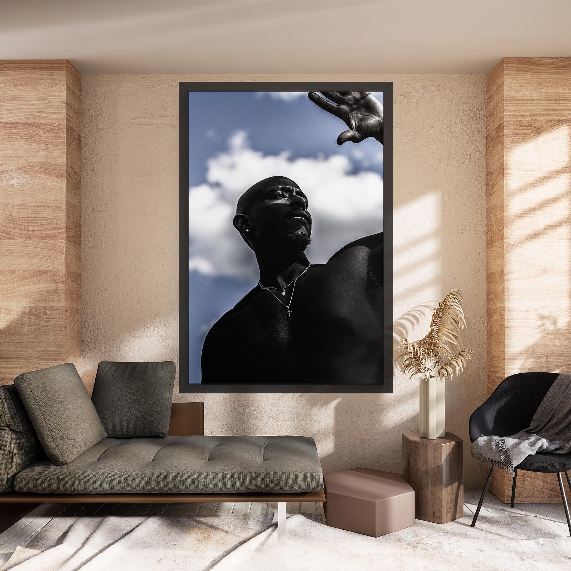 Tablou Canvas African Blue Sky mockup 8