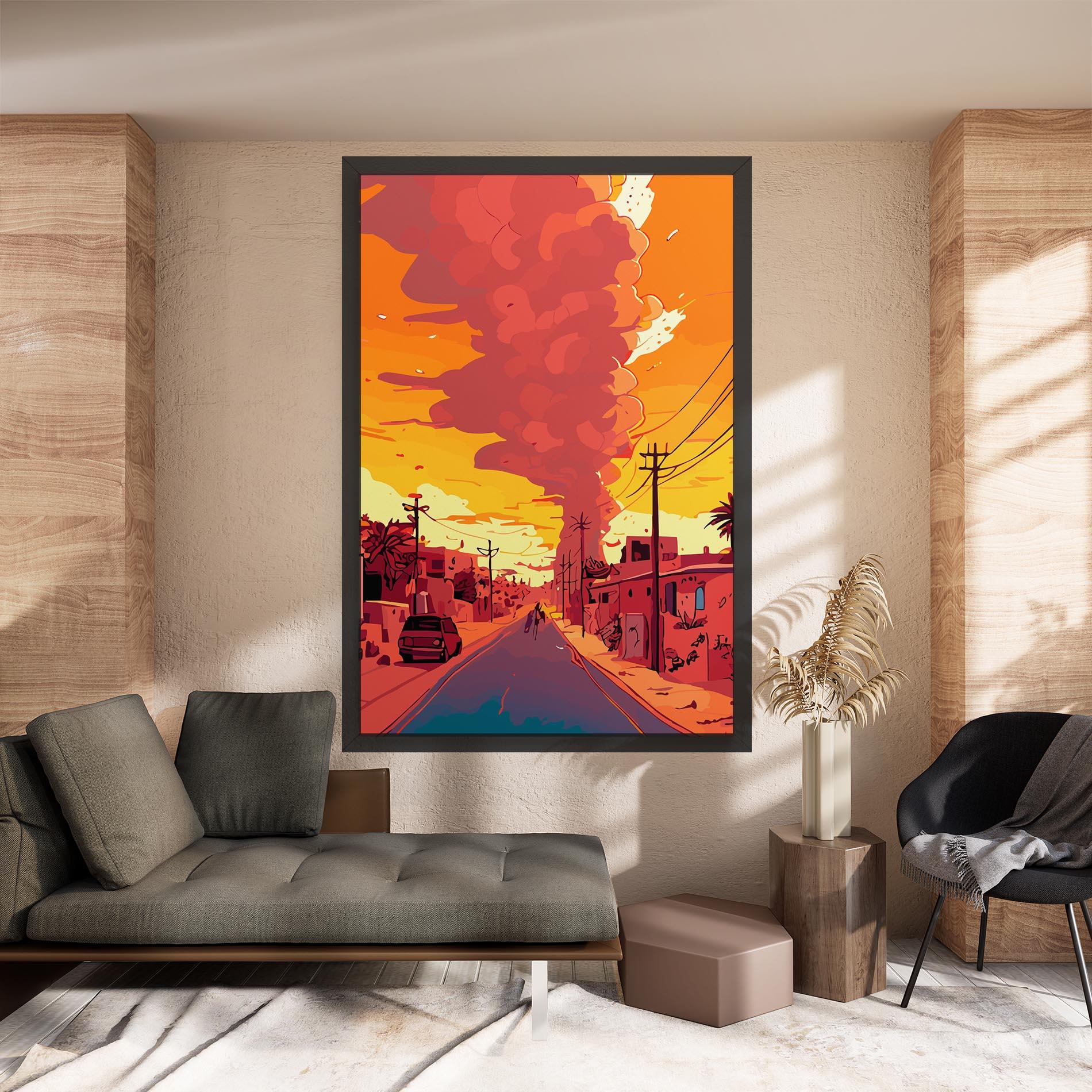 Tablou Canvas African Smoke mockup 8