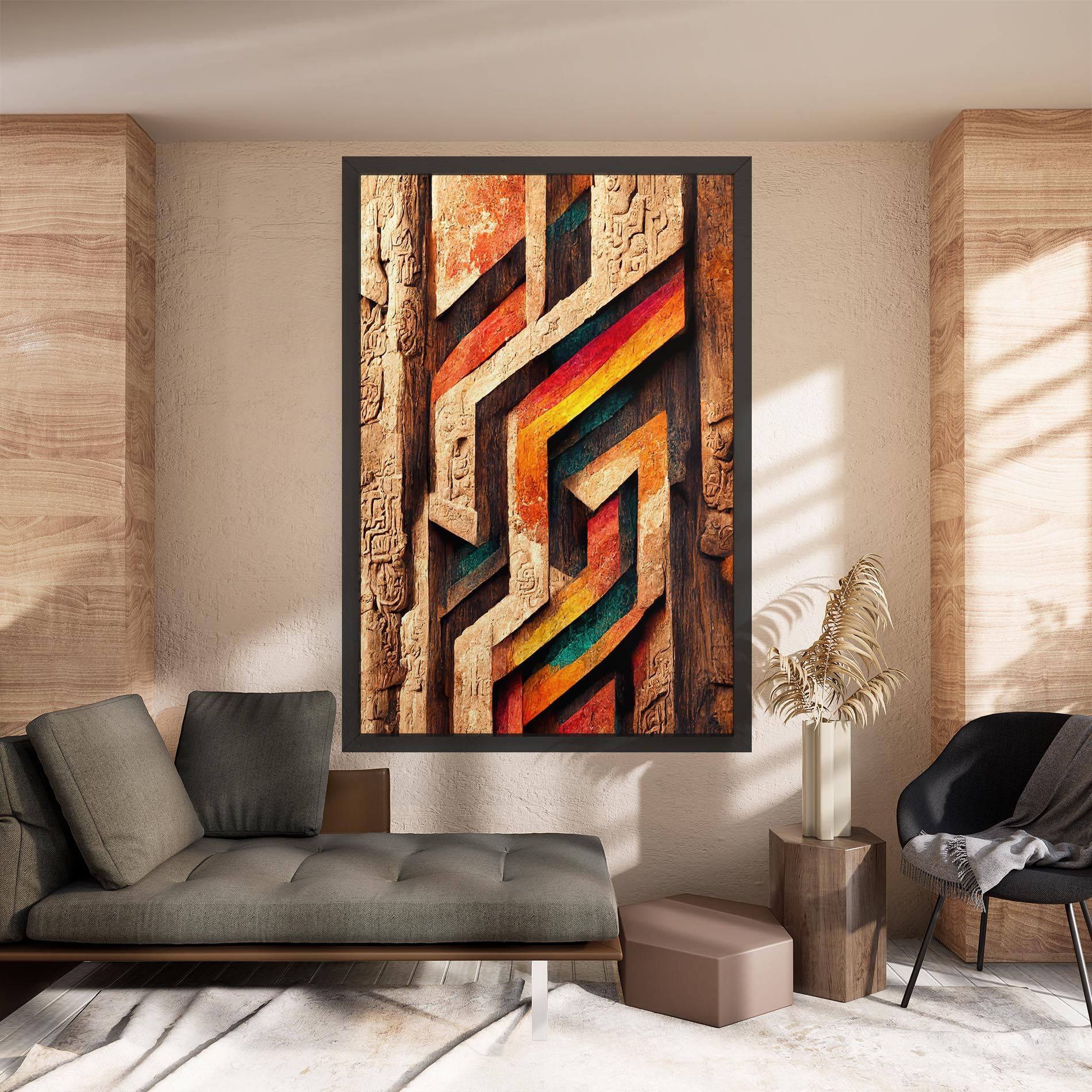 Mayan Style Wood mockup 8