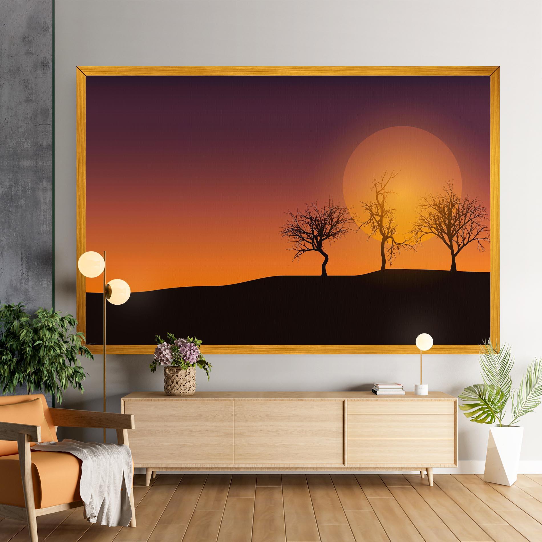Tablou Canvas African Sunset mockup 9