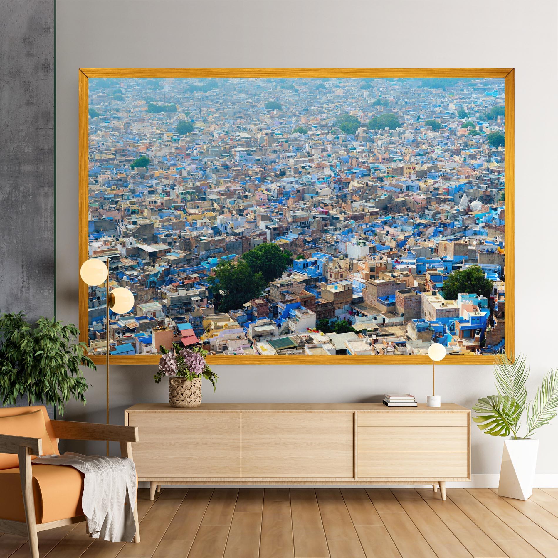 Tablou Canvas Rajasthan India Buildings mockup 9