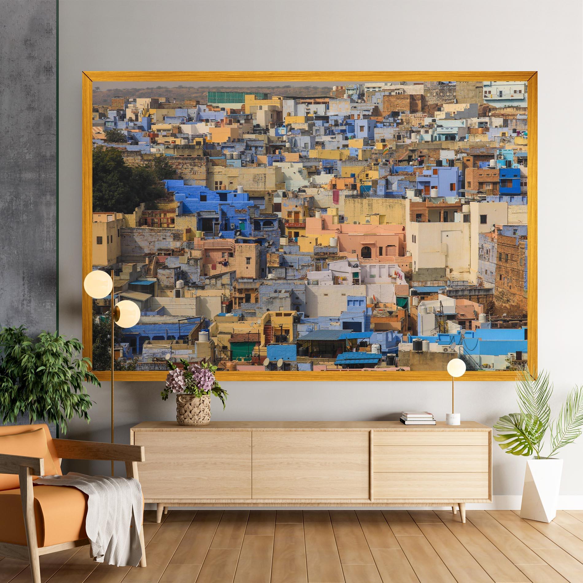 Tablou Canvas Rajasthan View India mockup 9