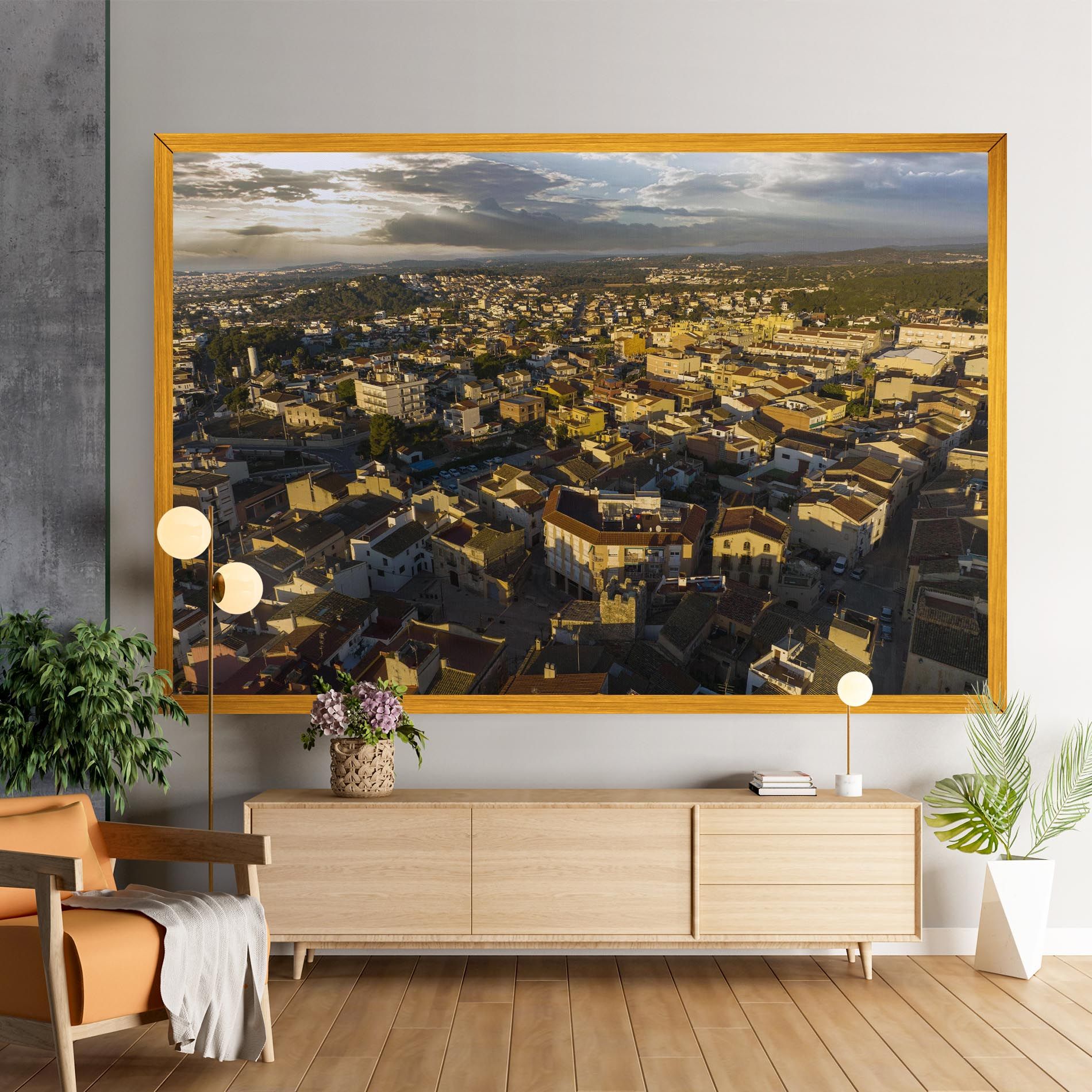 Streets Town Sunrise mockup 9