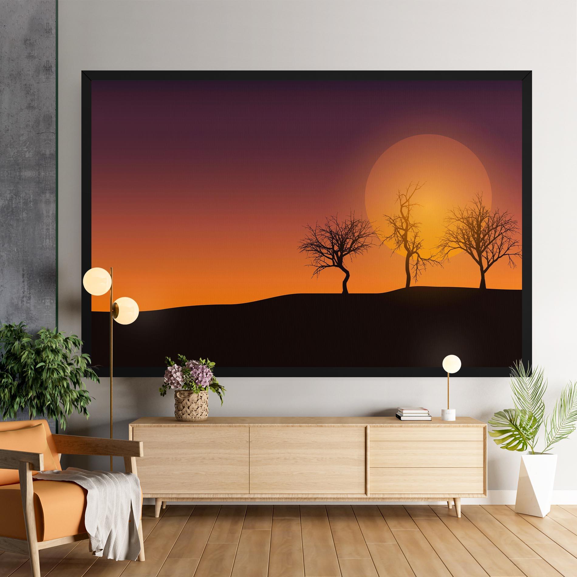 Tablou Canvas African Sunset mockup 9