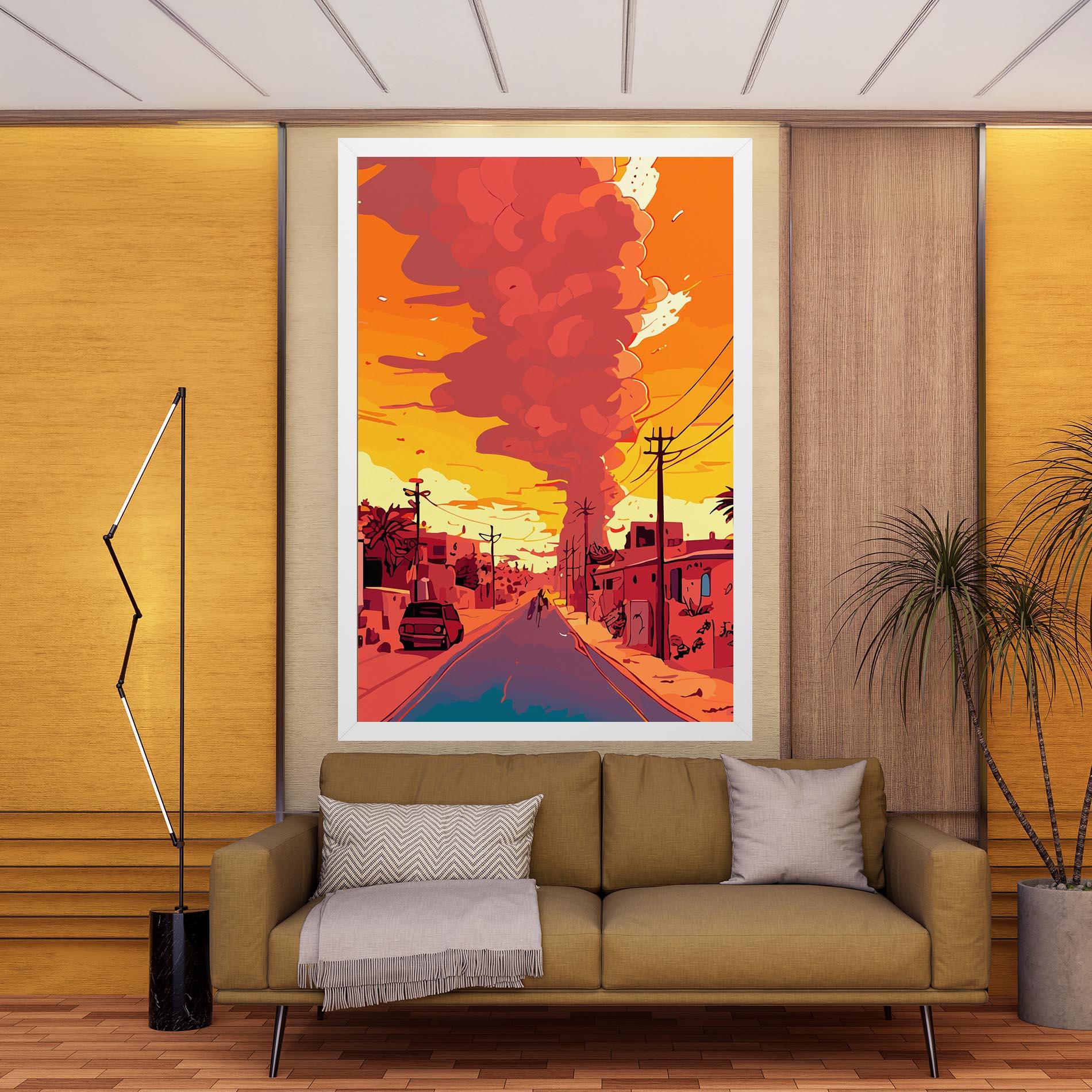 Tablou Canvas African Smoke mockup 9