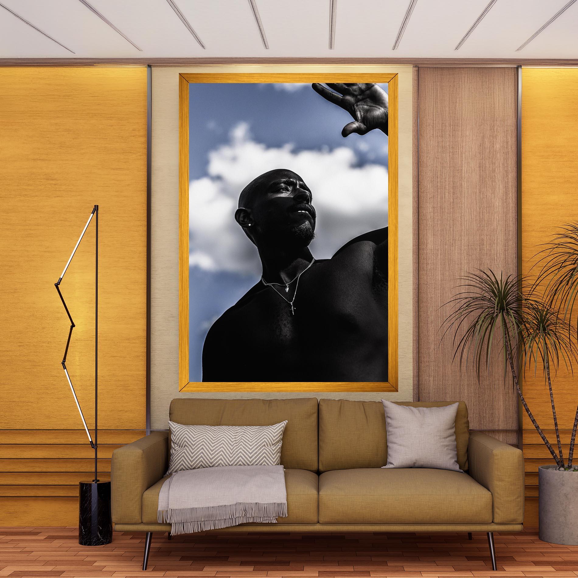 Tablou Canvas African Blue Sky mockup 9