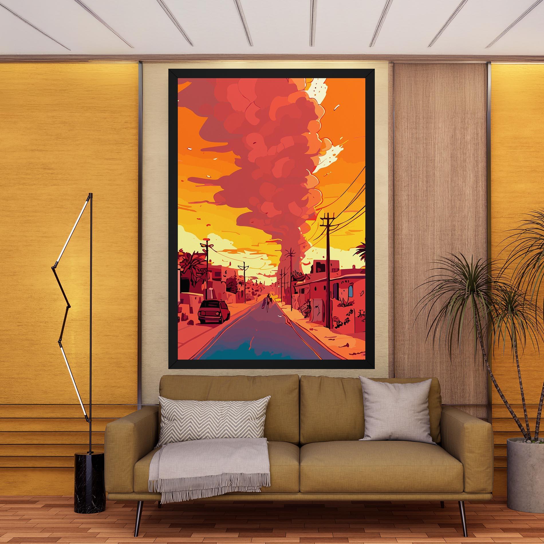 Tablou Canvas African Smoke mockup 9