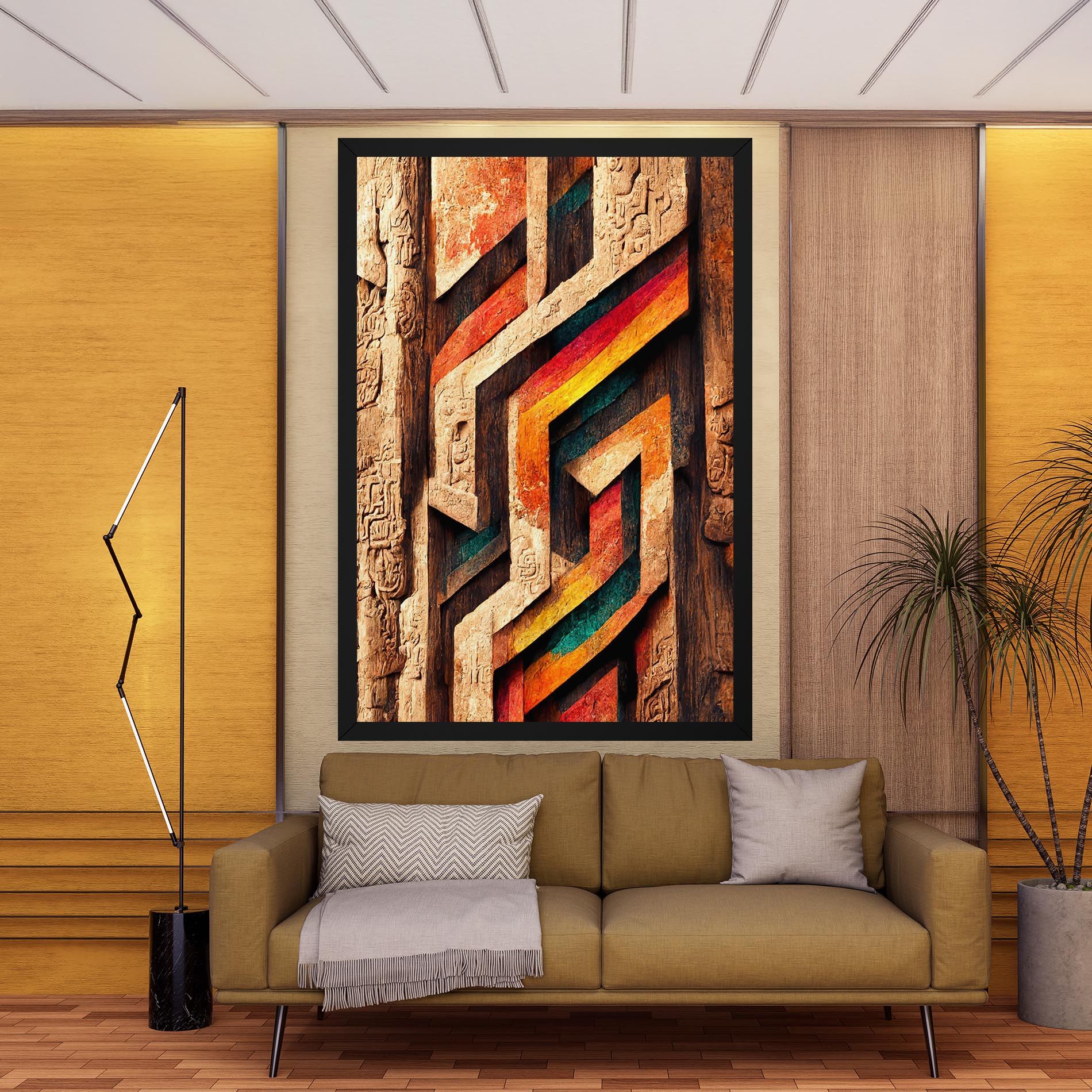 Mayan Style Wood mockup 9