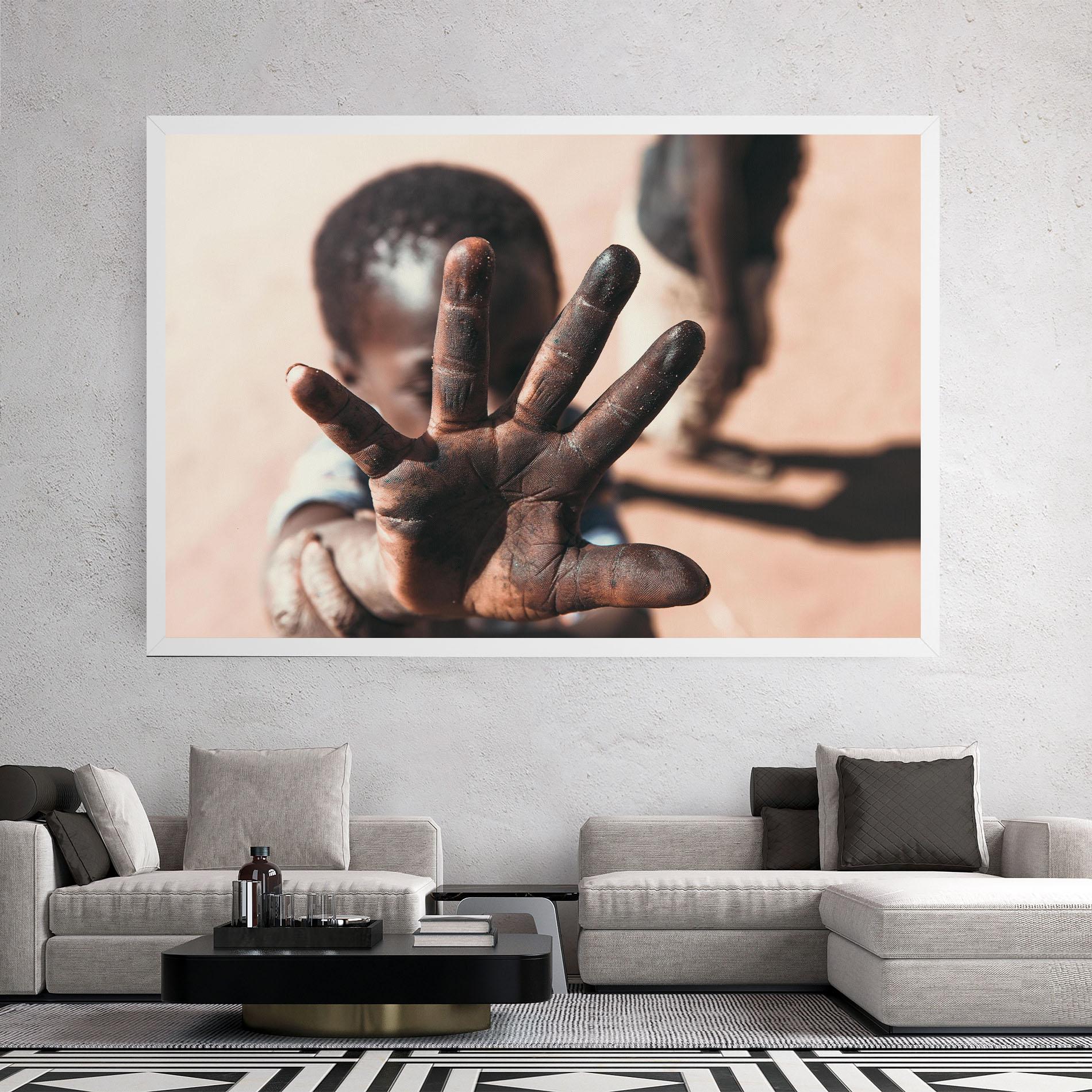 Tablou Canvas Little Dirty Hand mockup 2