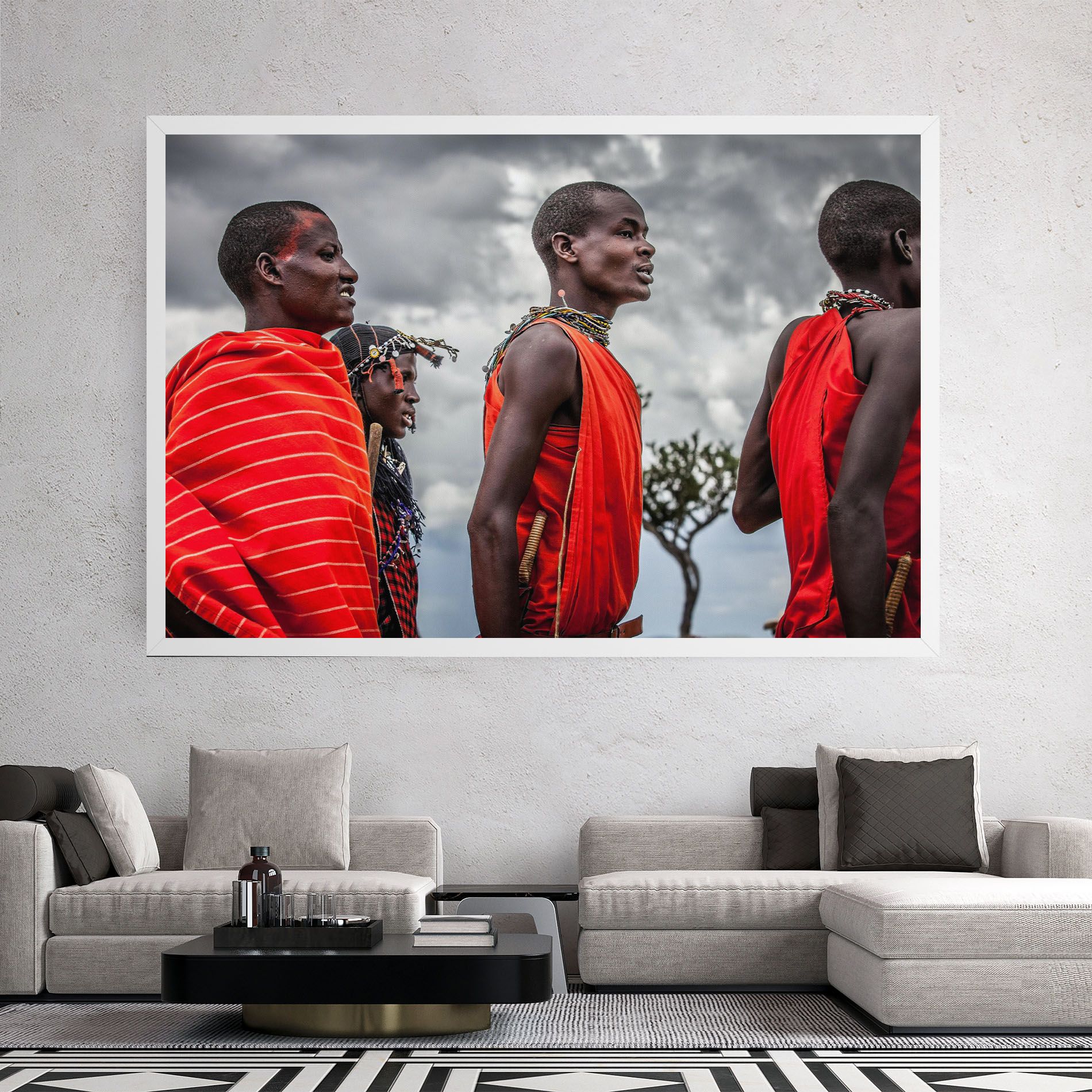 Red African Clothes mockup 2