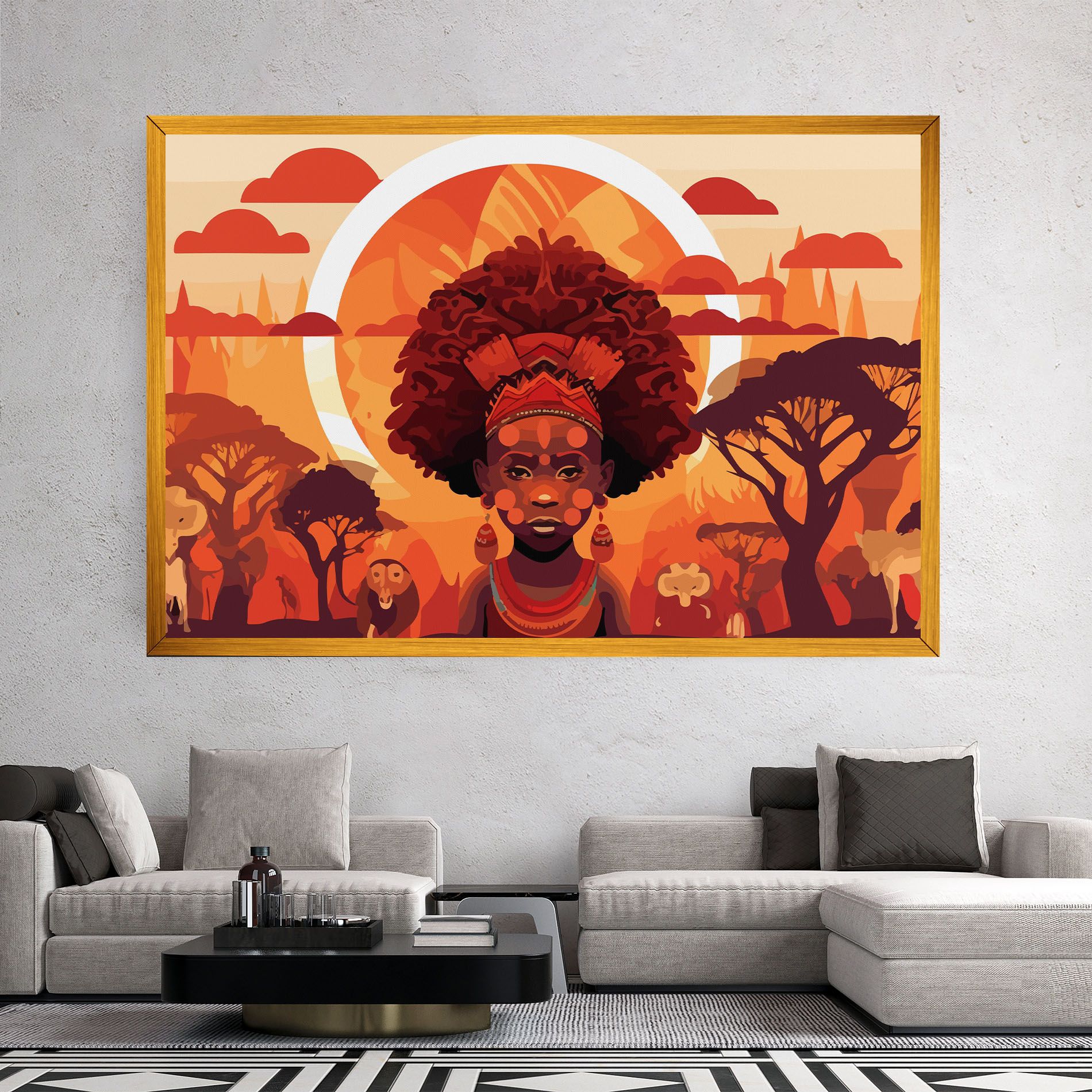 African Chid mockup 2