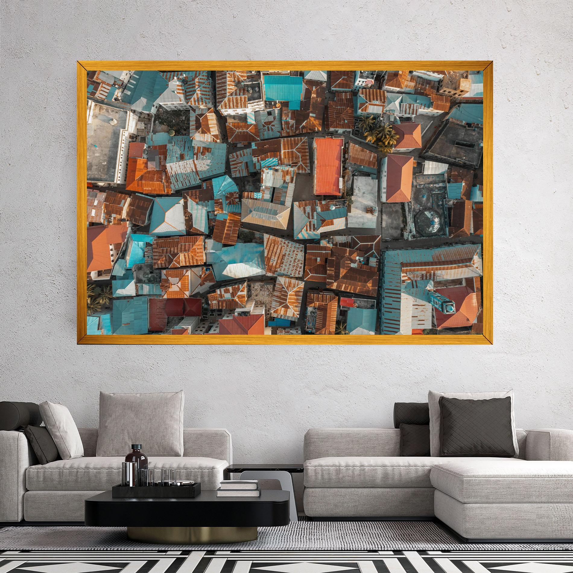 Tablou Canvas Island Tanzania mockup 2