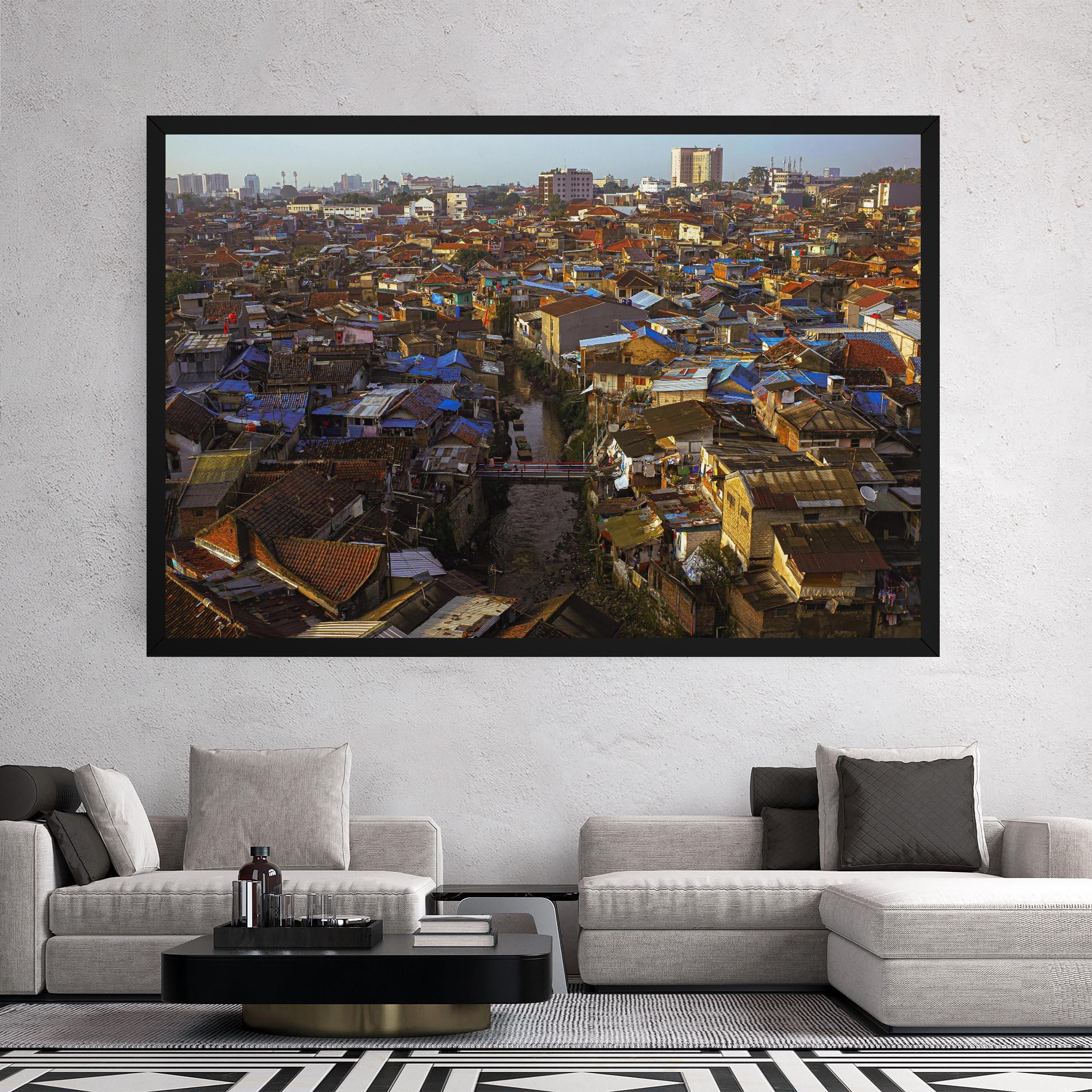 Tablou Canvas Bandung Golden Hour mockup 2