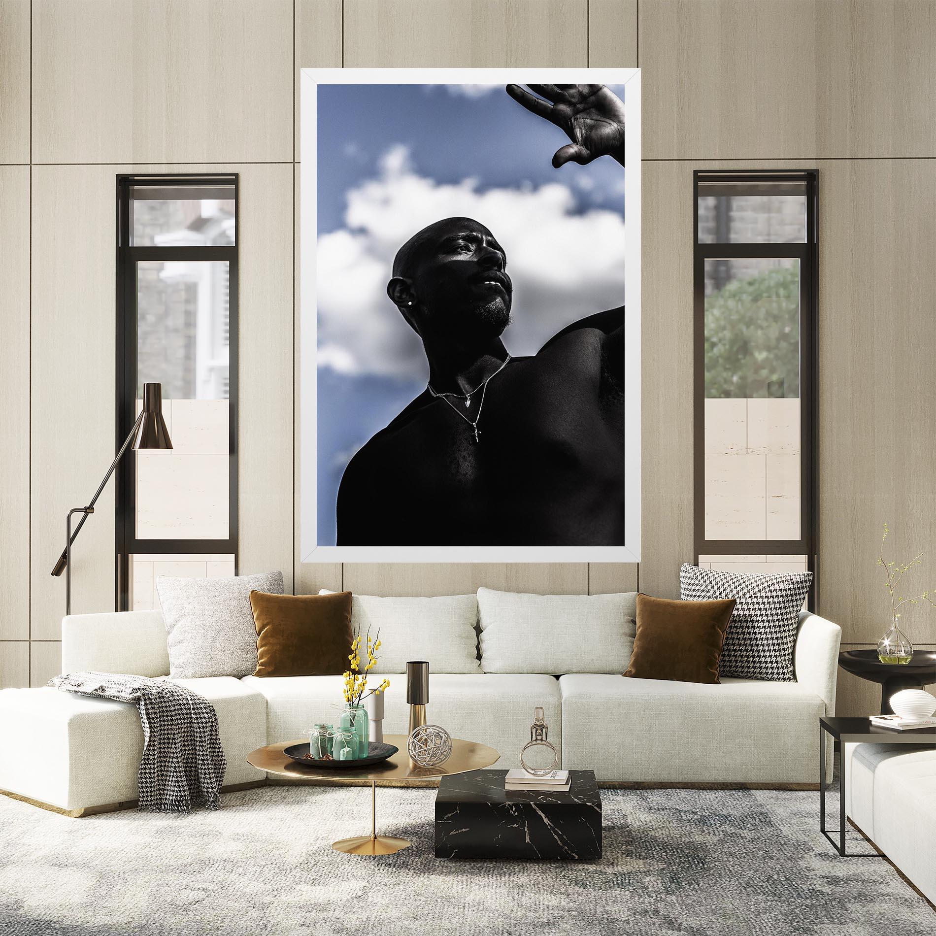 Tablou Canvas African Blue Sky mockup 2