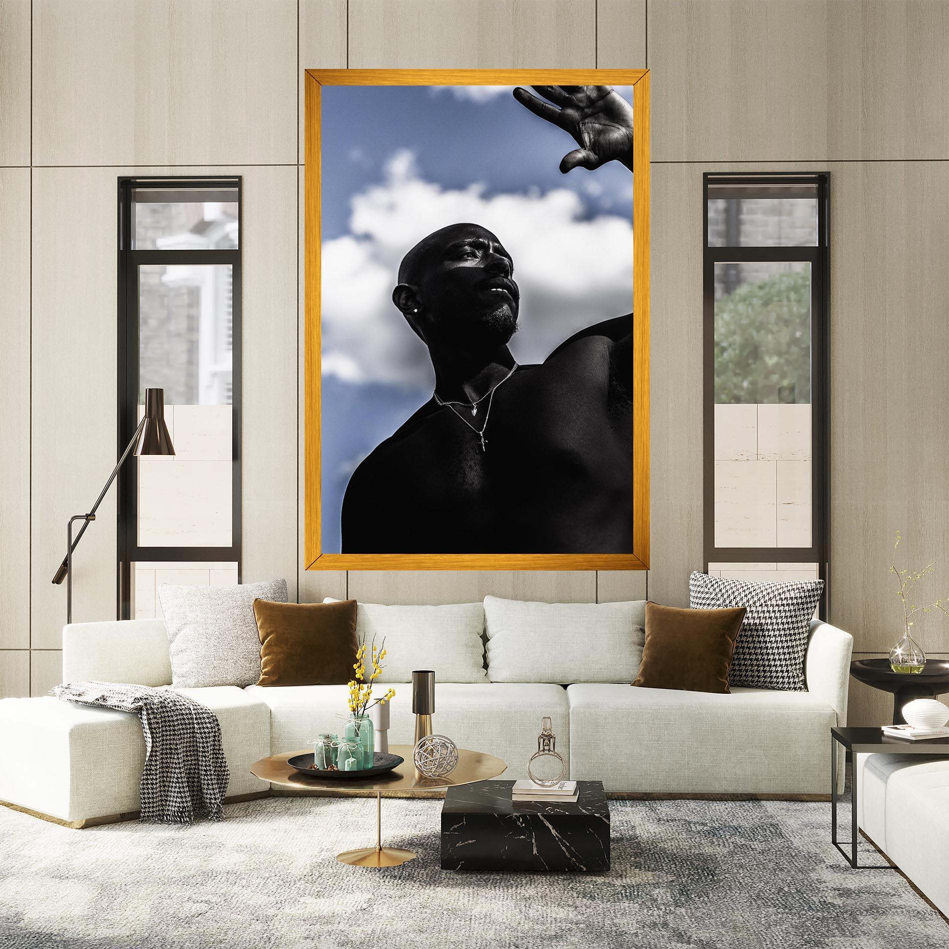 Tablou Canvas African Blue Sky mockup 2