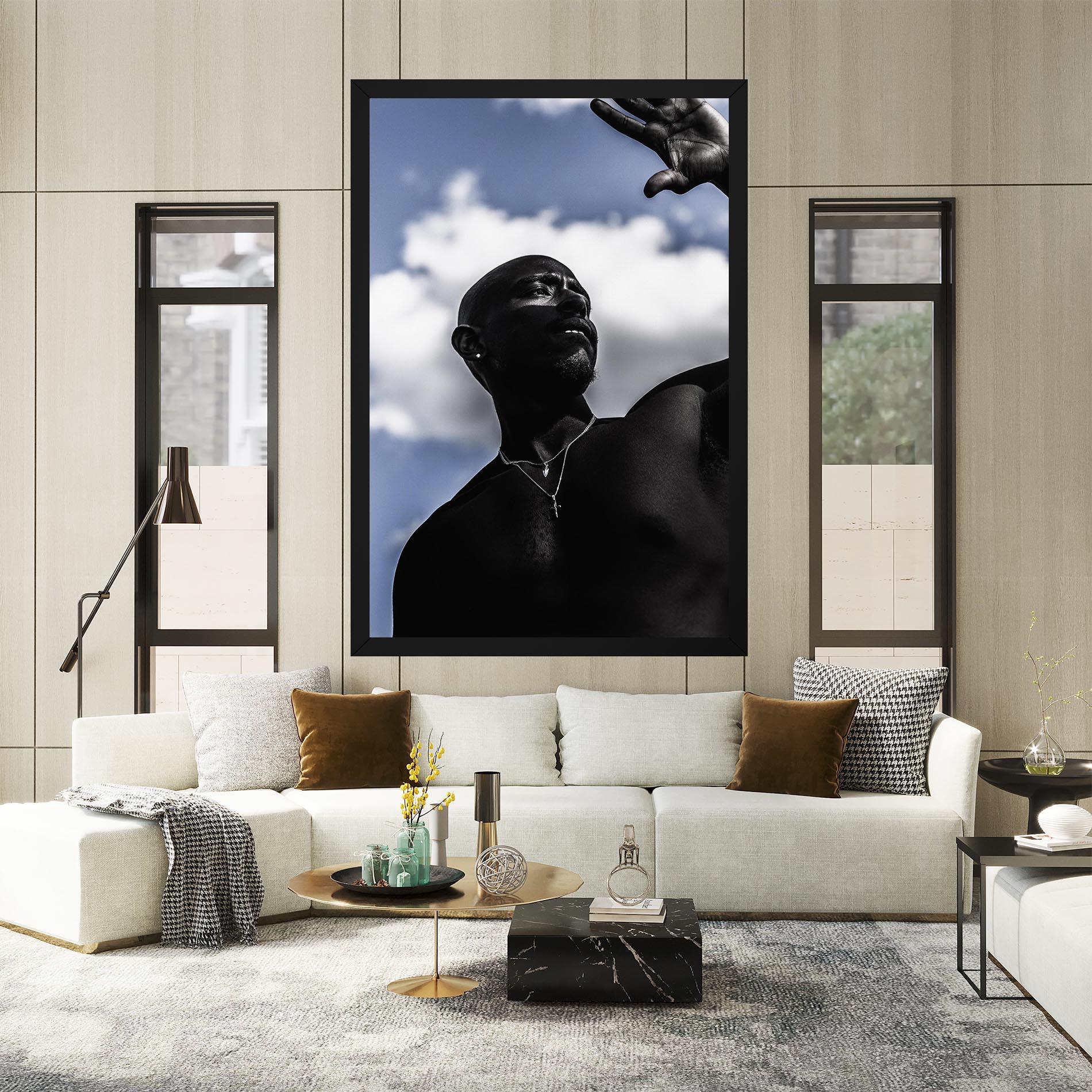 Tablou Canvas African Blue Sky mockup 2