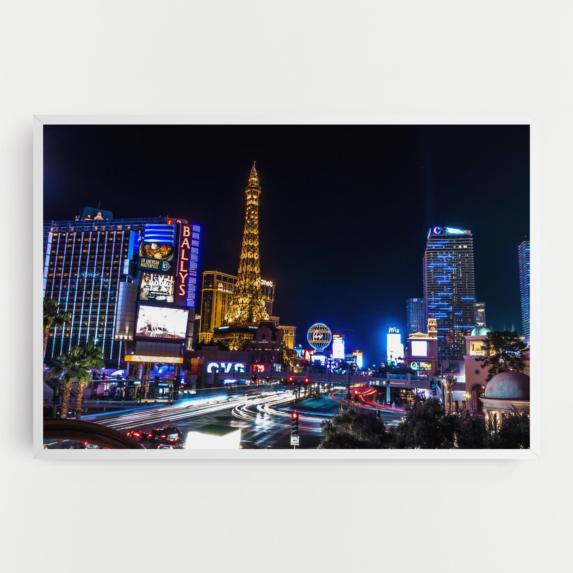 Tablou Canvas Las Vegas Night mockup 0