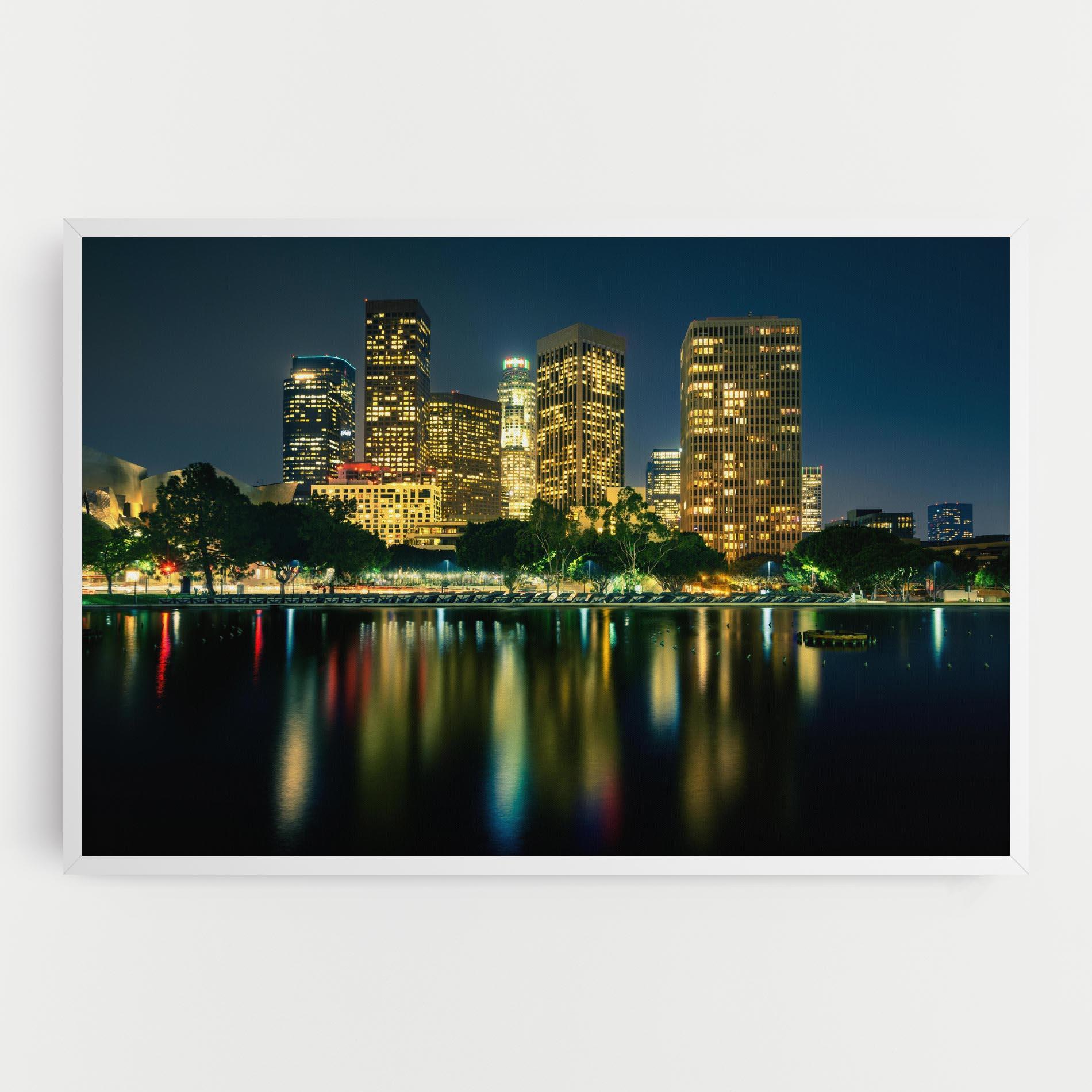Tablou Canvas Los Angeles Night mockup 0