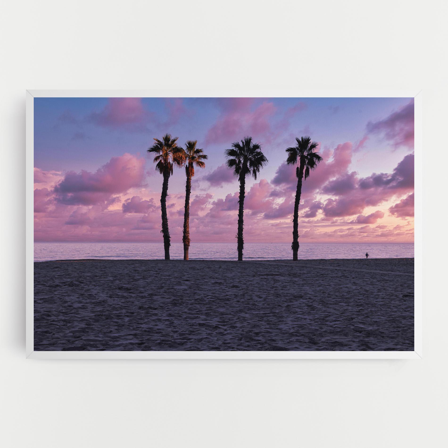 Tablou Canvas Palm Trees Beach mockup 0