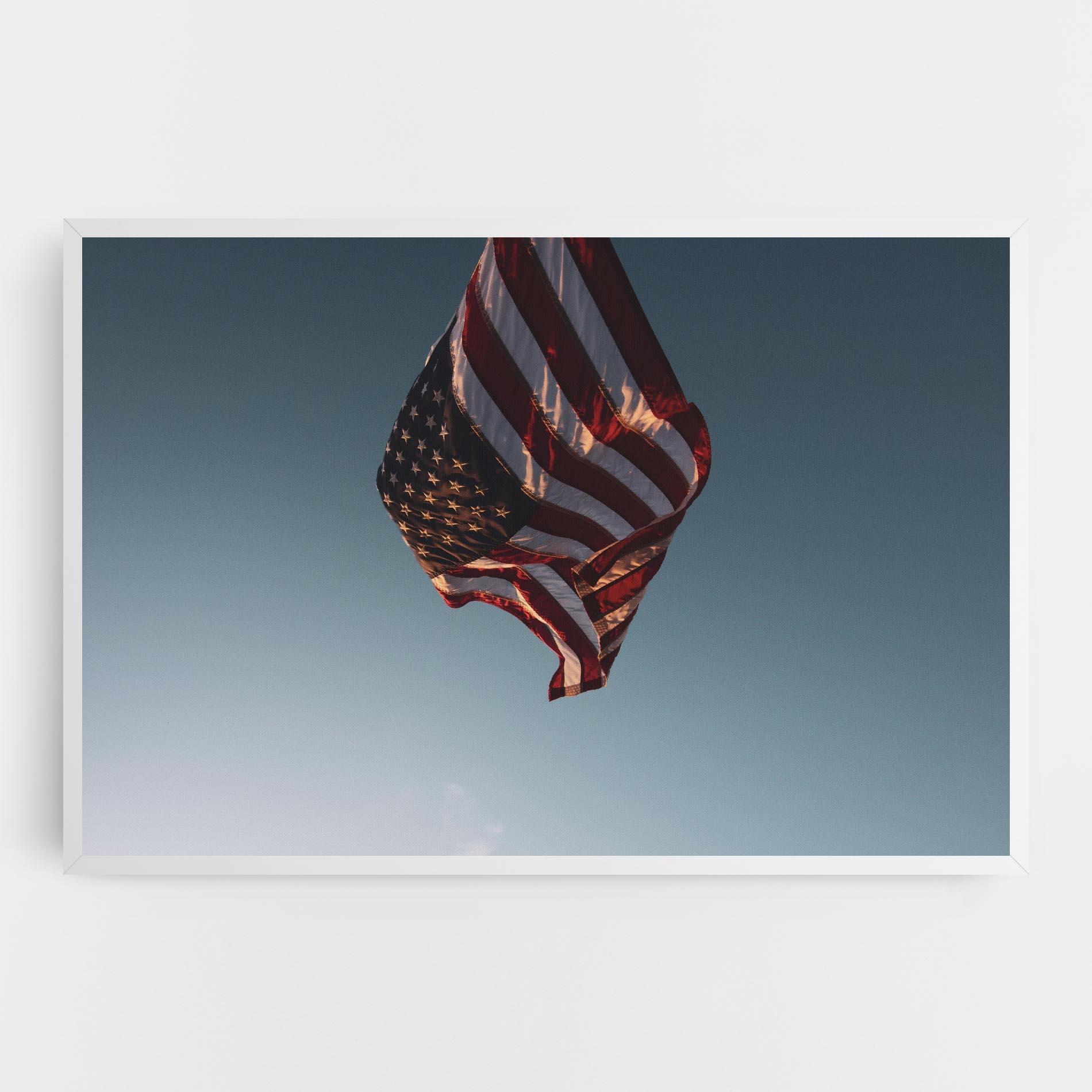 Tablou Canvas Usa Flag mockup 0