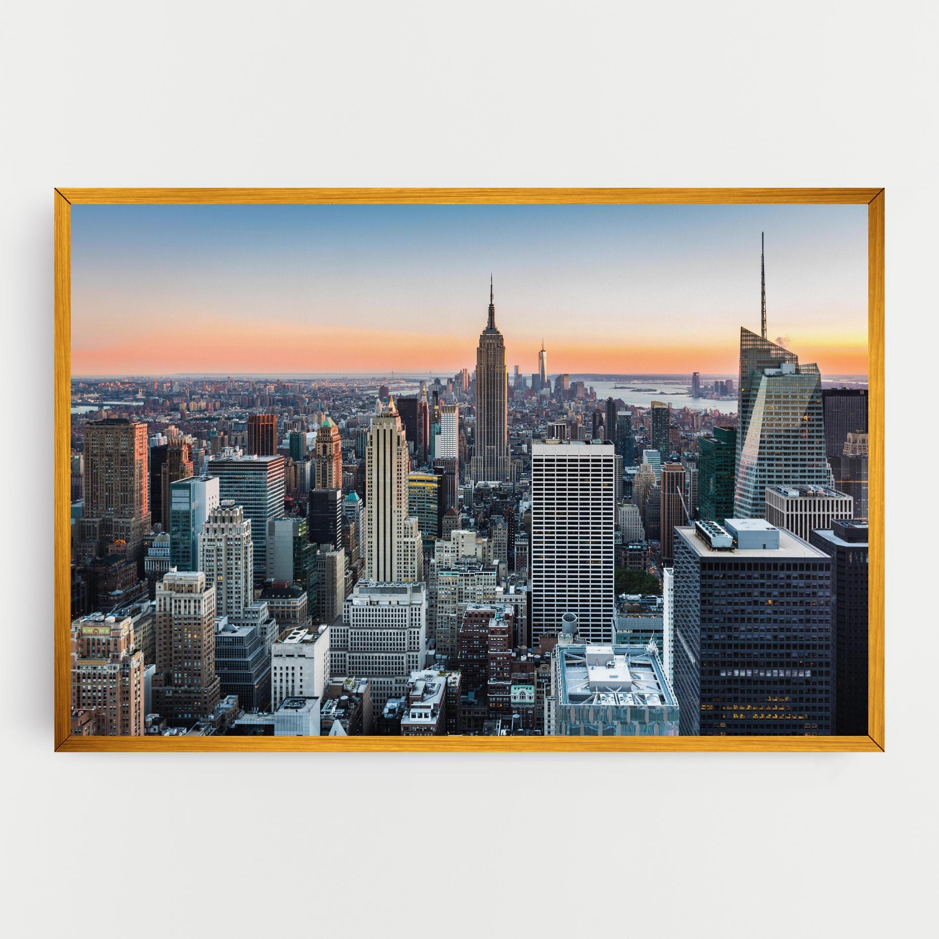 Tablou Canvas New York Skyline mockup 0
