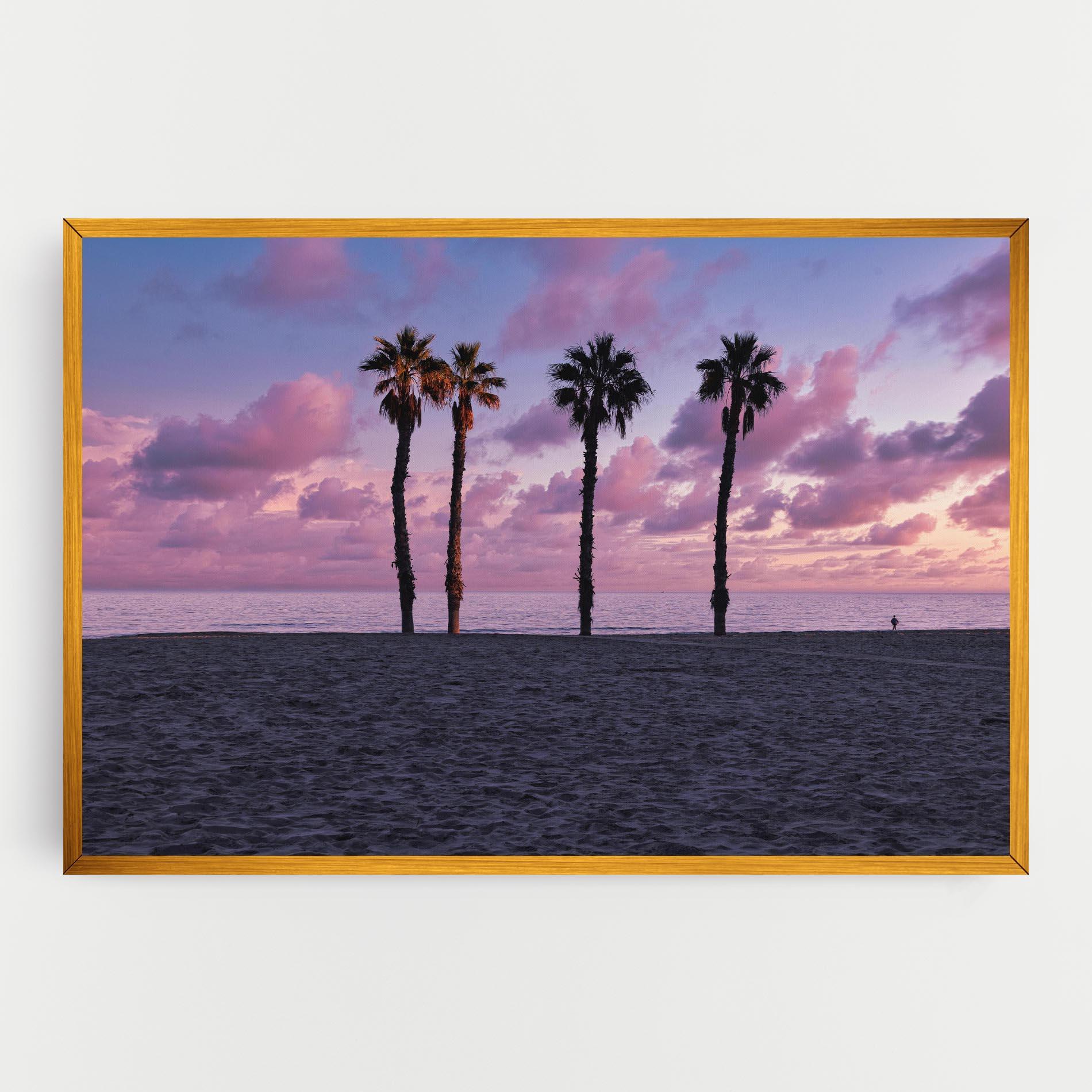 Tablou Canvas Palm Trees Beach mockup 0