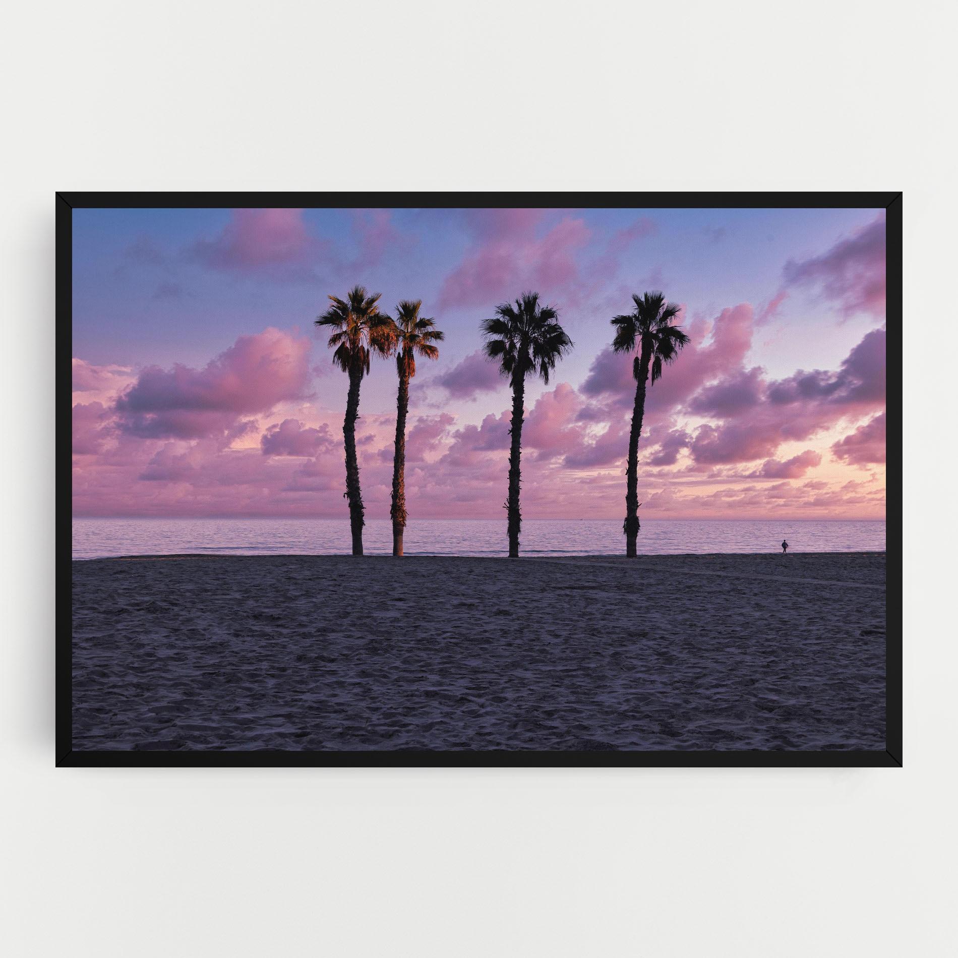 Tablou Canvas Palm Trees Beach mockup 0