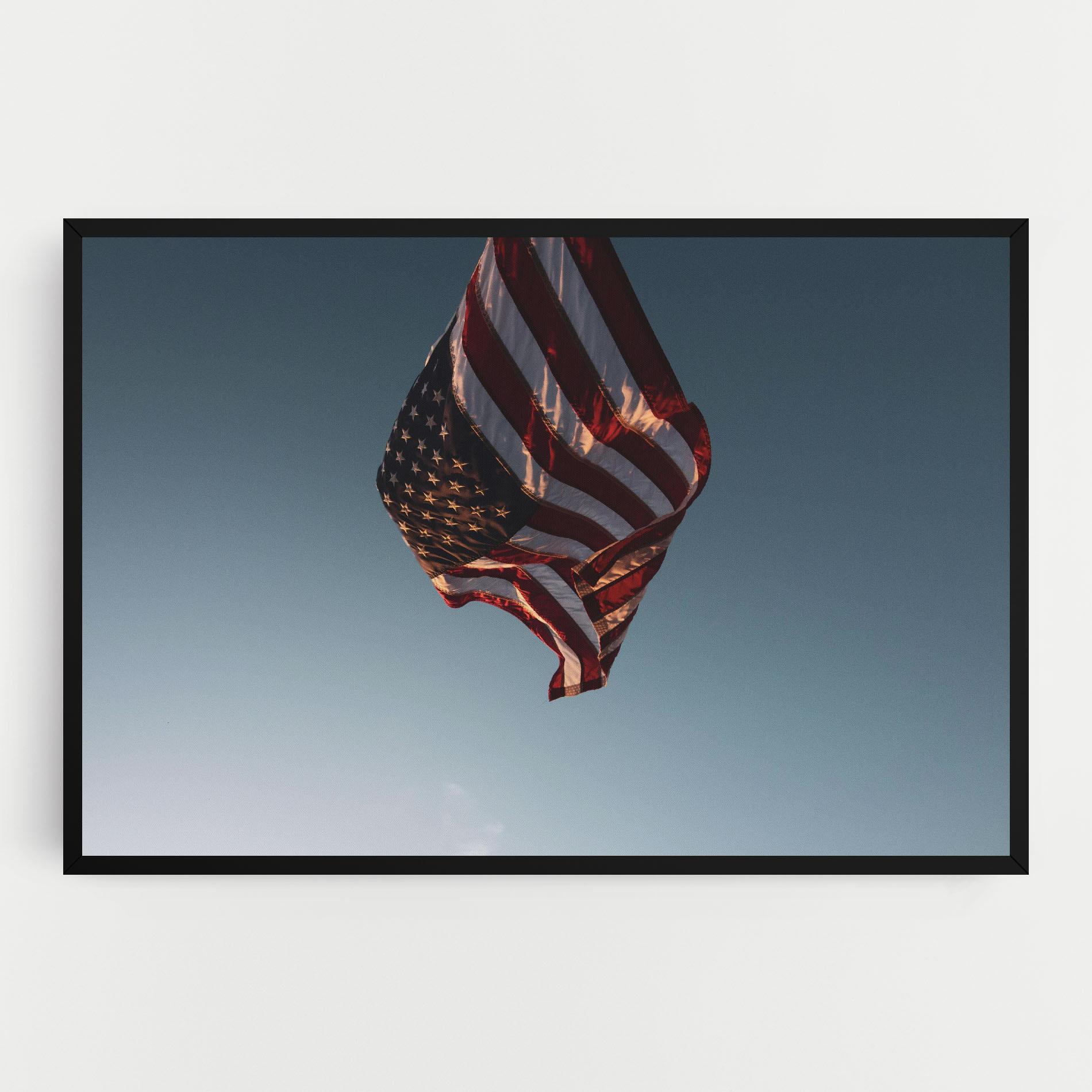 Tablou Canvas Usa Flag mockup 0
