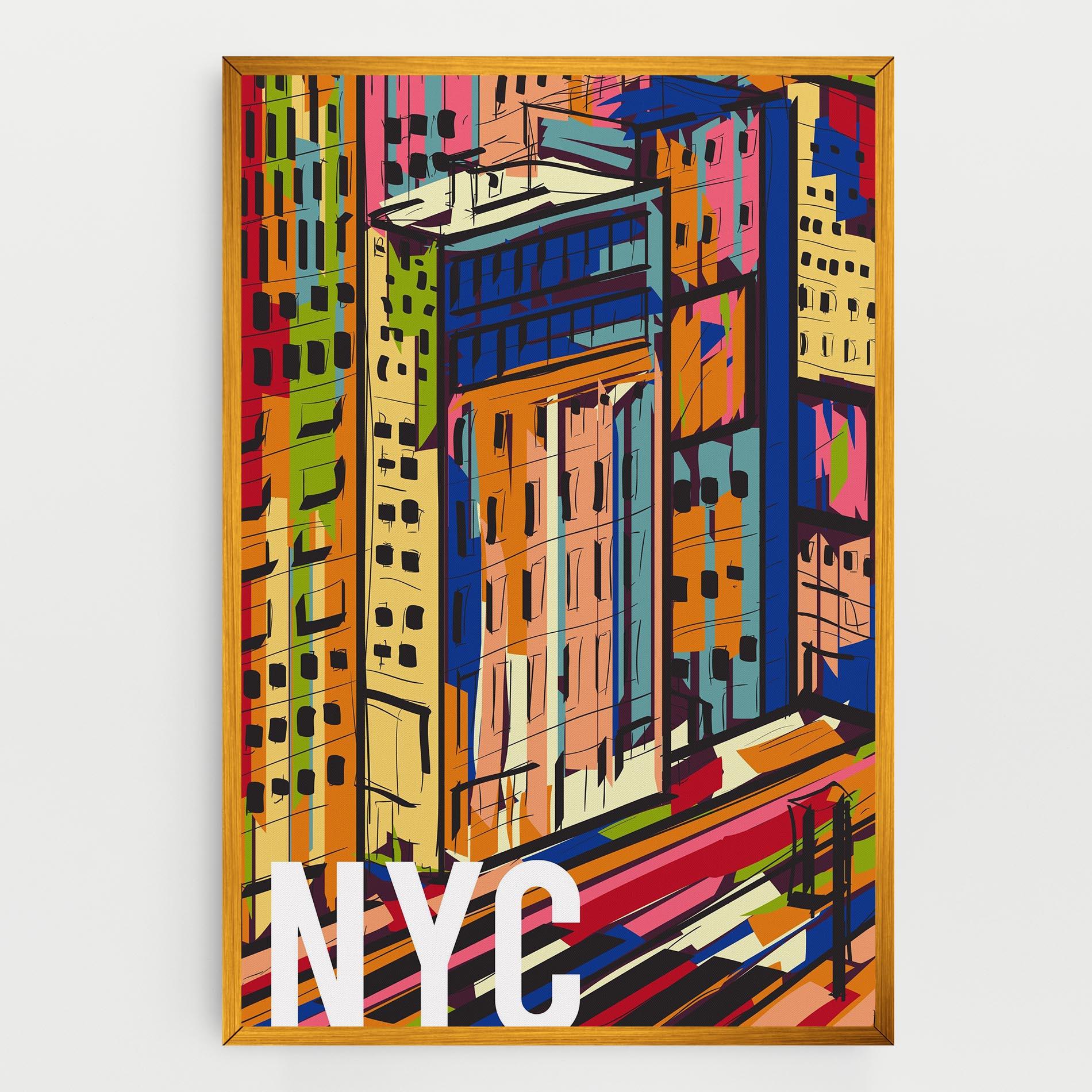 Tablou Canvas New York City Art mockup 0